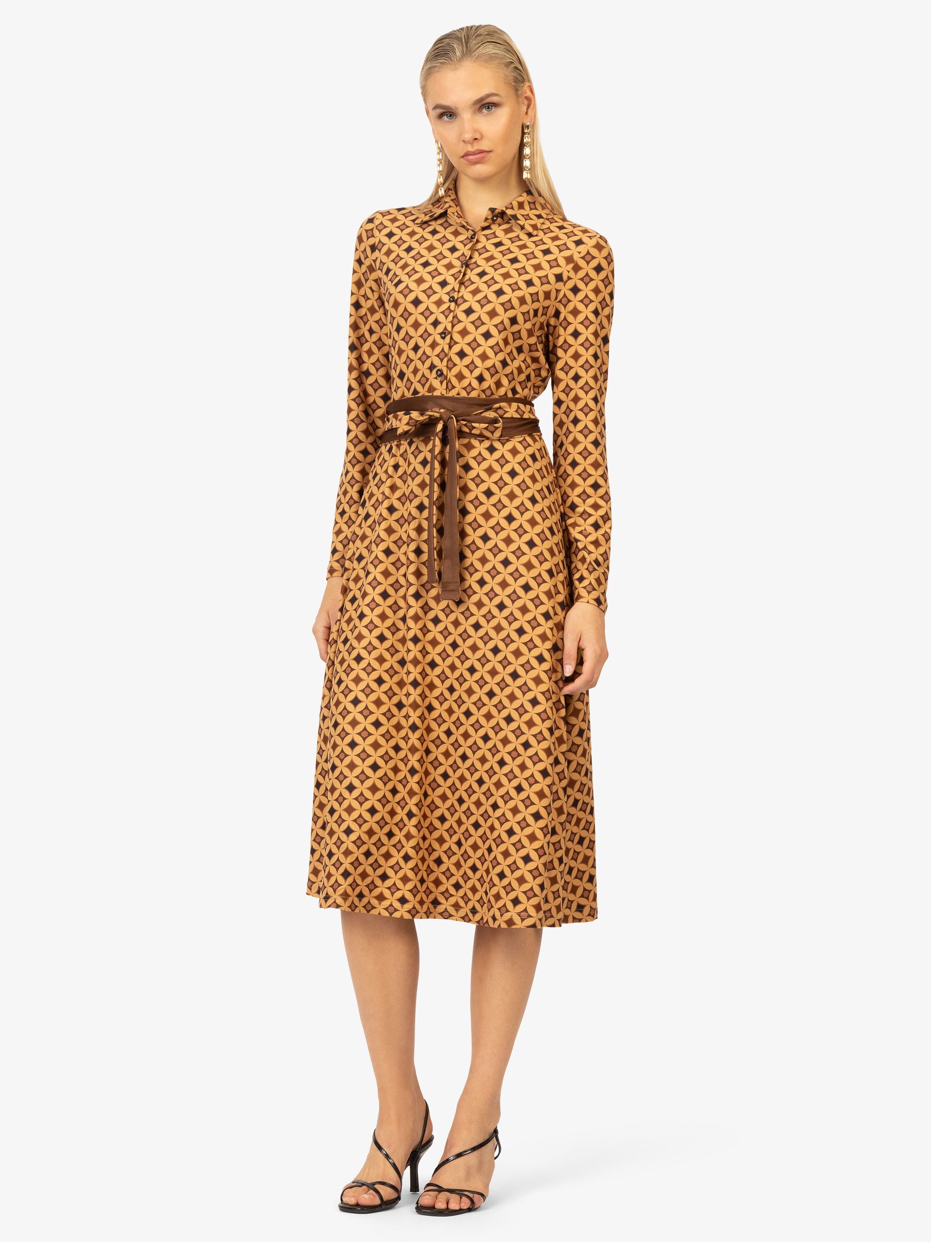 Kraimod Midikleid mit geometrischem Design