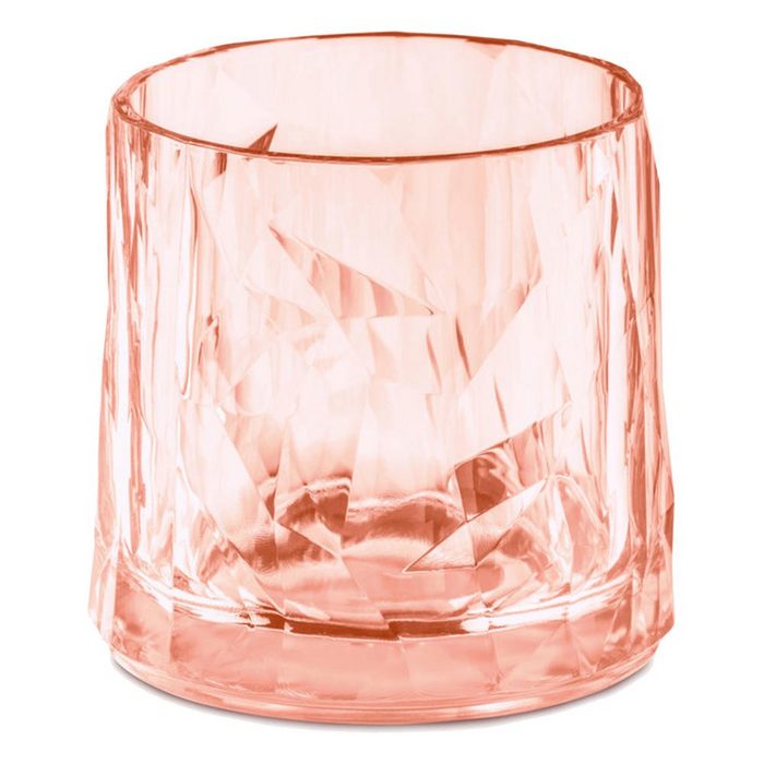 KOZIOL Glas Club No. 2 Transparent Rose Quartz 250 ml Kunststoff