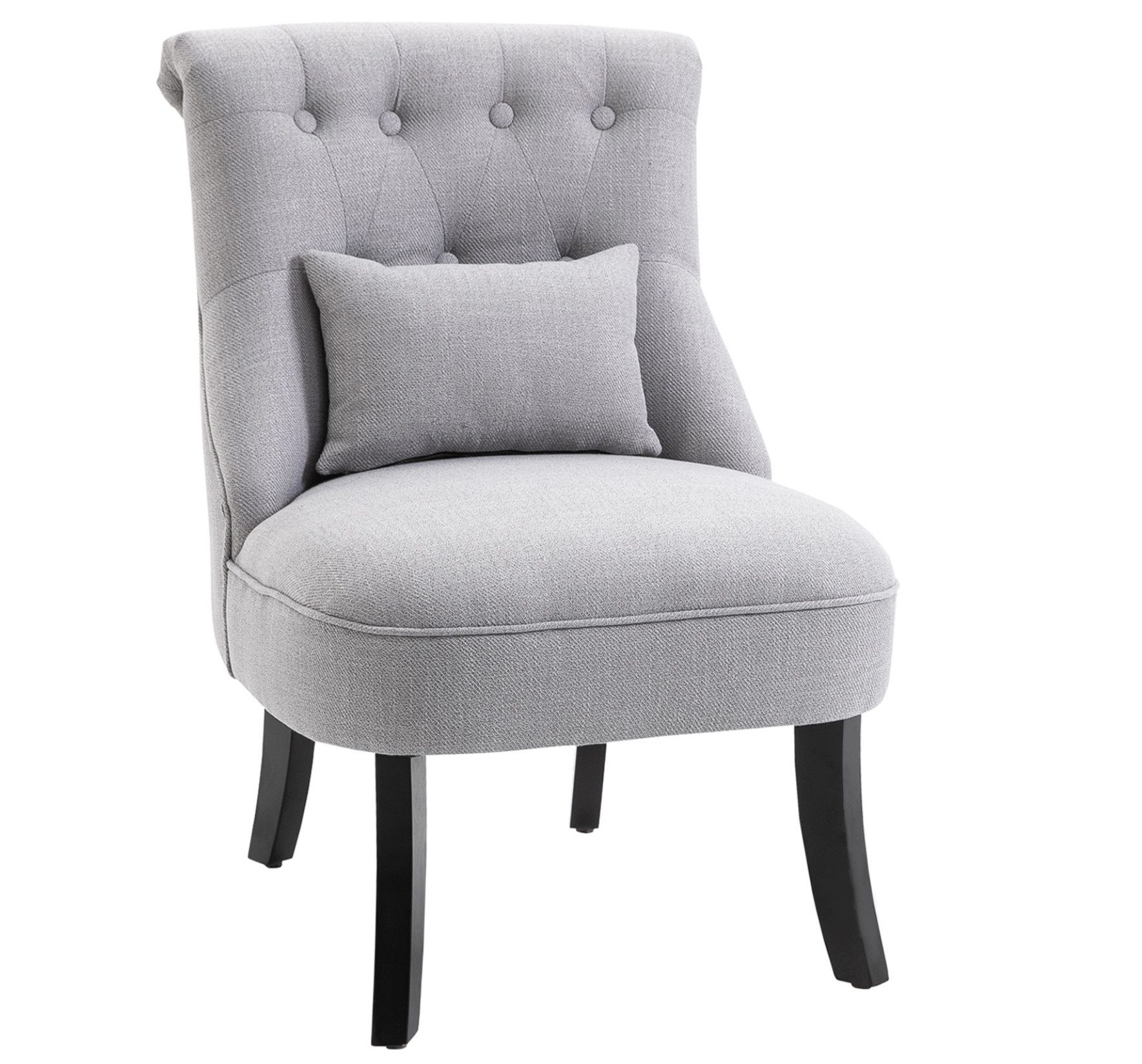 XDeer Sessel Sessel Relaxsessel Loungesessel Ruhesessel mit, Rückenkissen, Holzbeine,Polstersessel für Schlafzimmer