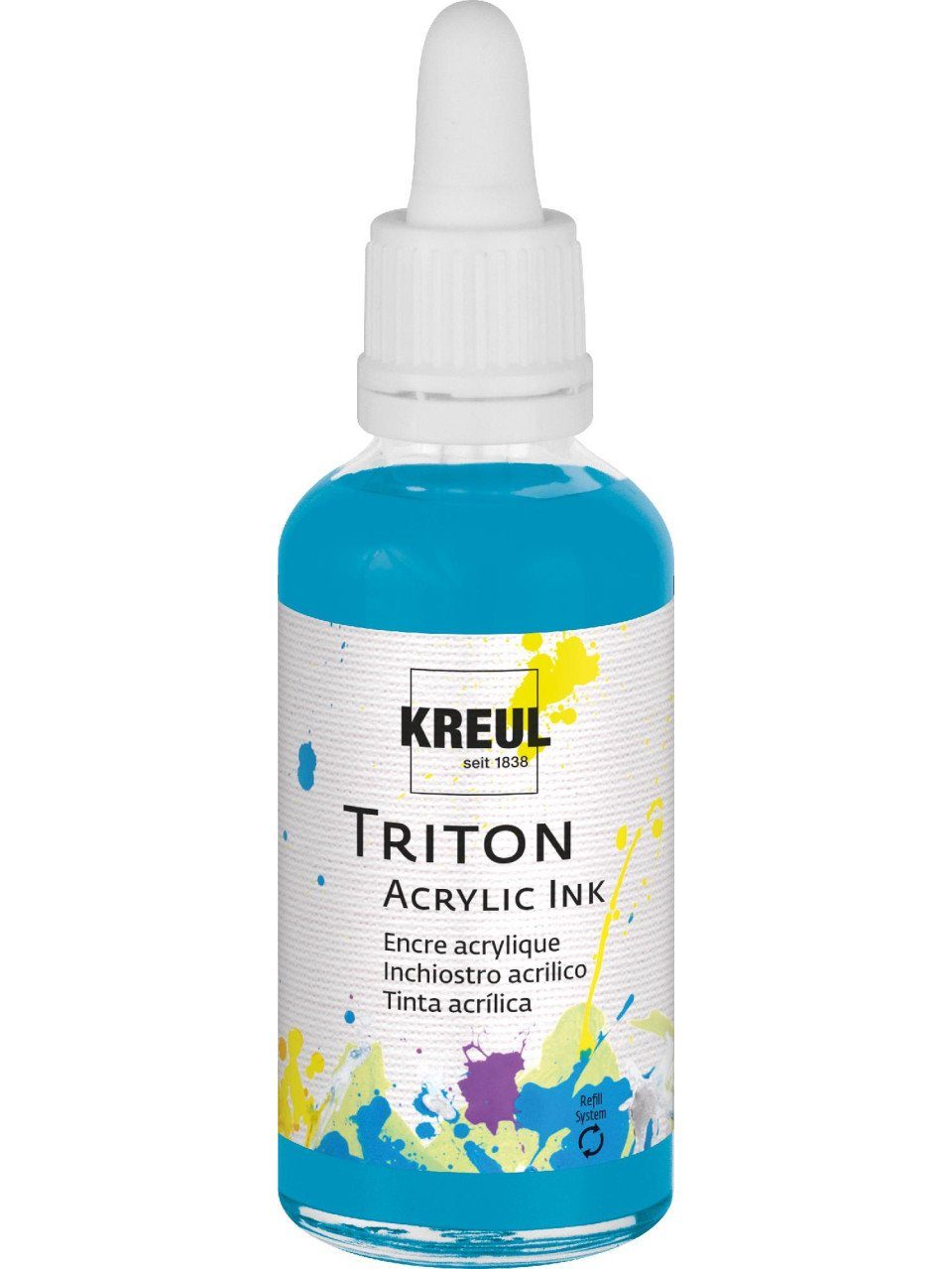 Kreul Künstlerstift Kreul Triton Acrylic Ink türkisblau 50 ml