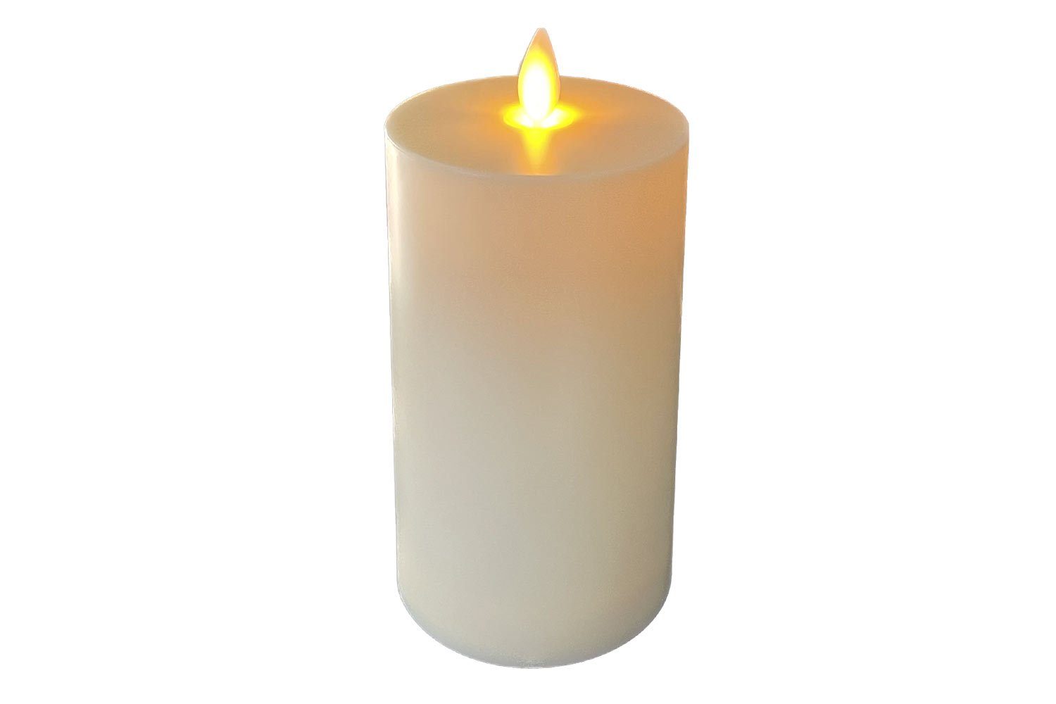 Coen Bakker LED-Kerze Anna`s Collection, Kerzen bewegliche Flamme m. Timer  elfenbeinfarben