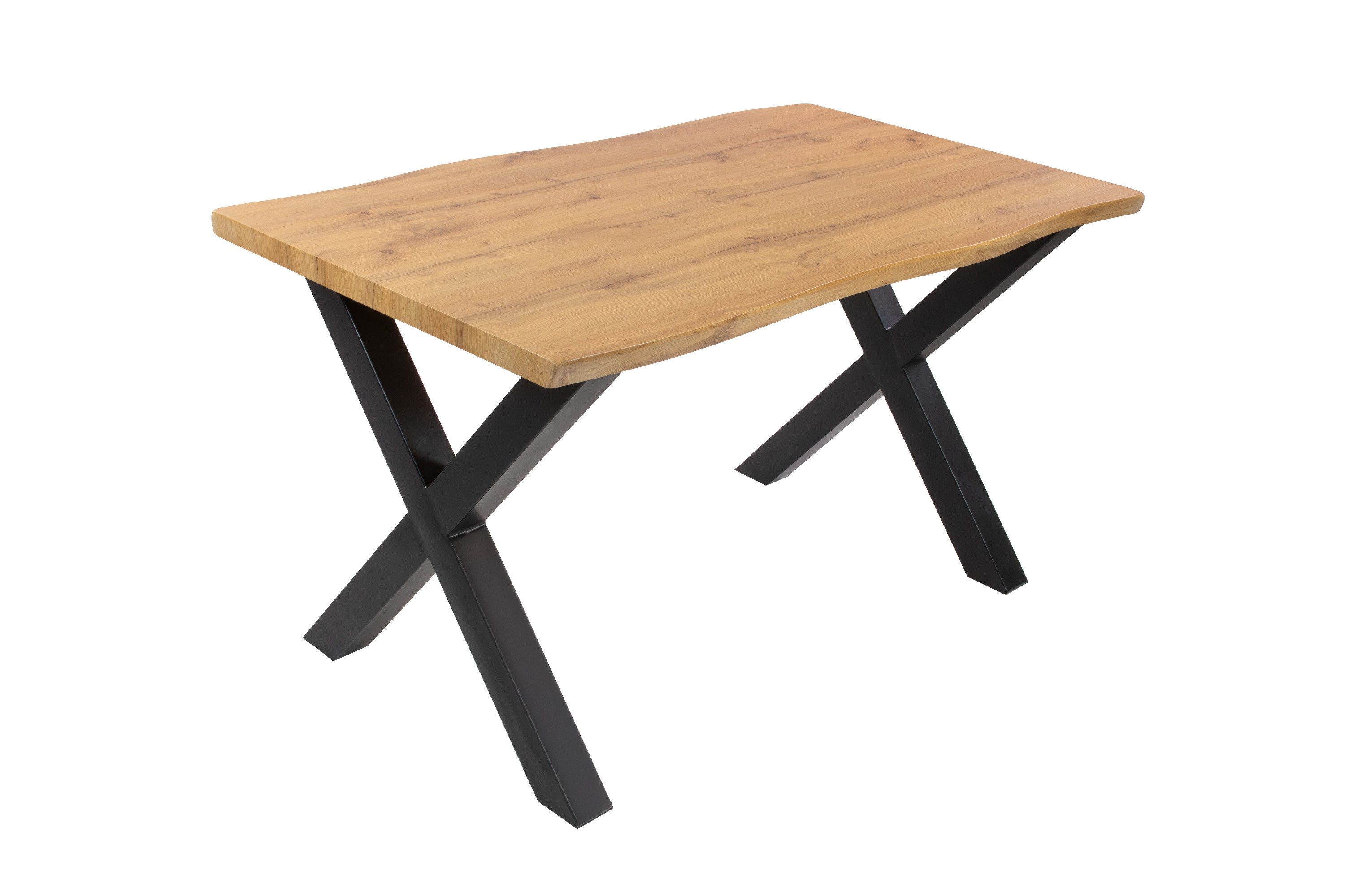 Loreno® Esstisch Josy, Wildeiche Holz-Optik, Baumkante, günstig online kaufen