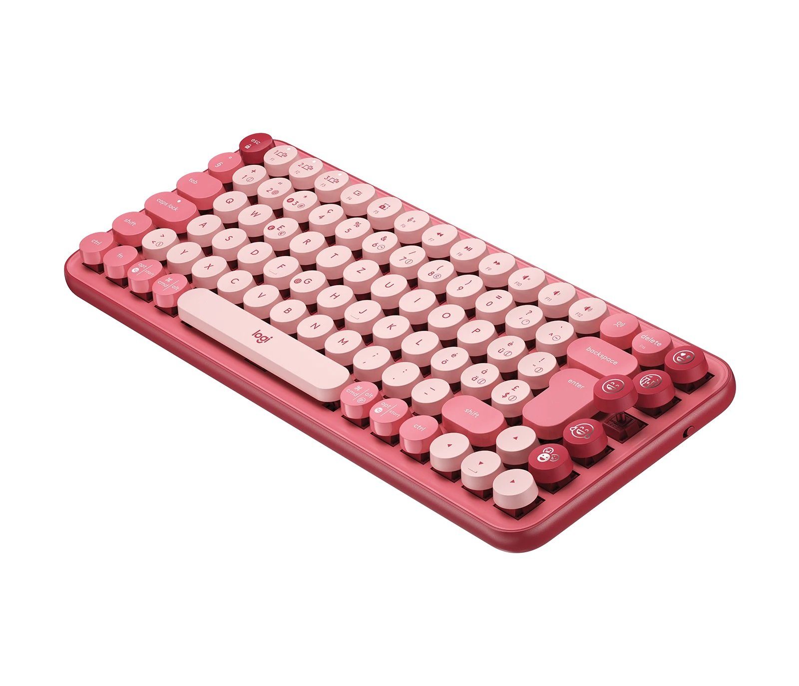 Logitech POP Keys Kabellose mechanische Tastatur-personalisierbaren Emoji-Taste PC-Tastatur