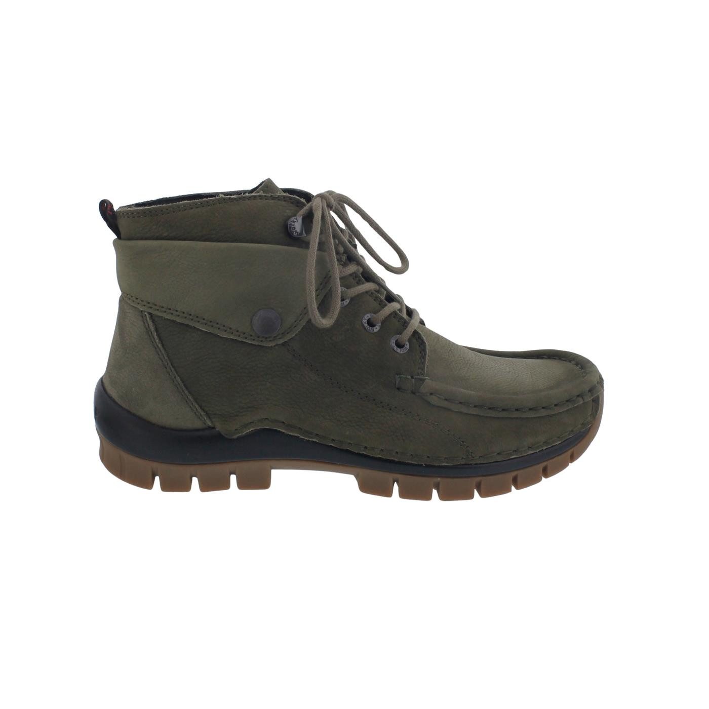 WOLKY Wolky Jump Winter Bootie, Antique nubuck, Pesto Green, 0472511-709 Schnürstiefel