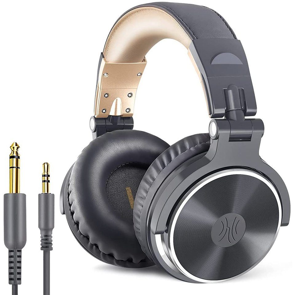 Kopfhörer Gaming Headphones On Ear Stereo Headset mit Mikrofon für TV PC Phone 