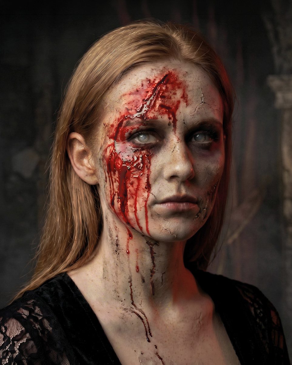 Horror-Shop Vampir-Kostüm Bloodcraft Filmblut Kunstblut FX Blood 30ml – prof