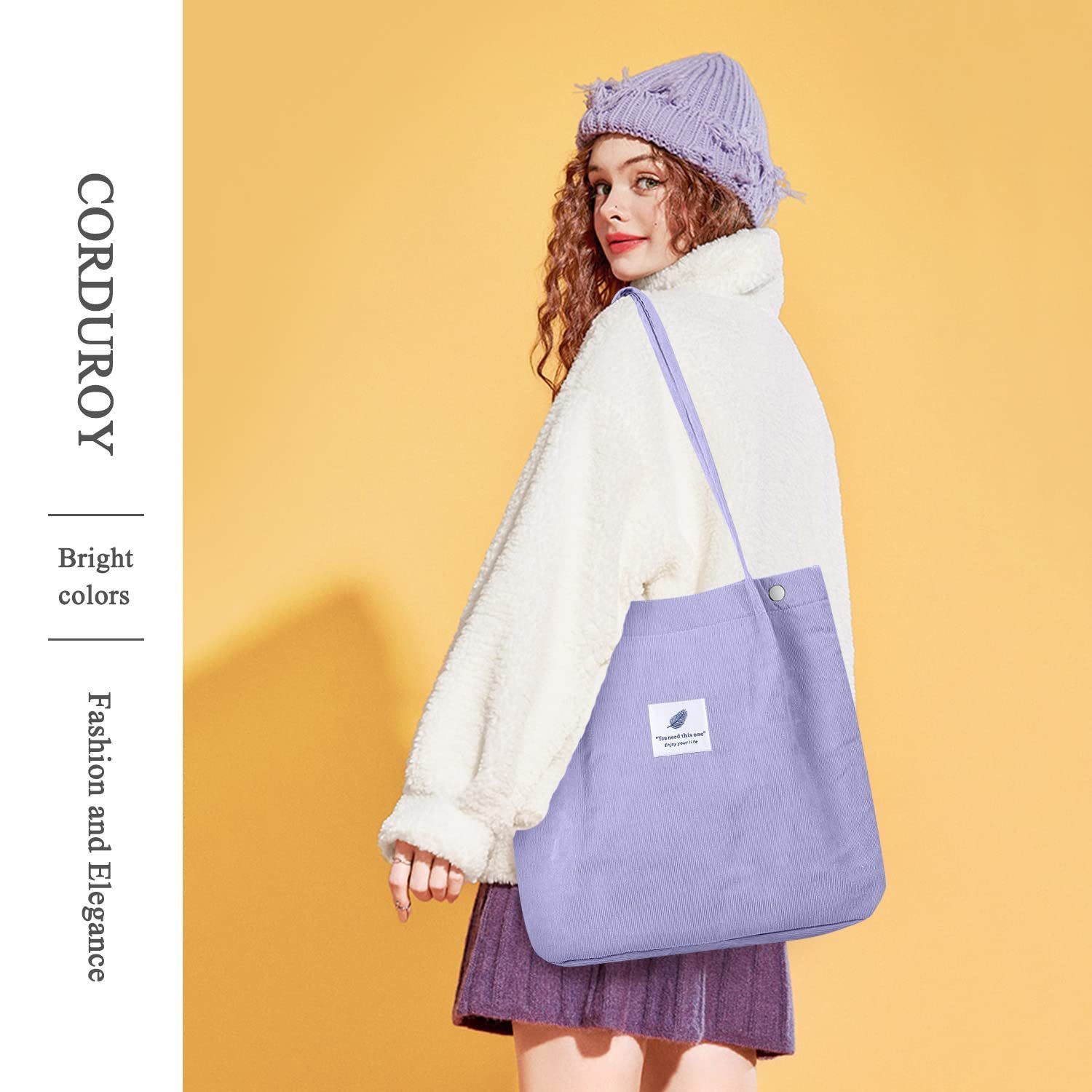 ZEUOPQ Strandtasche Umhängetasche Damen Groß Cord günstig online kaufen