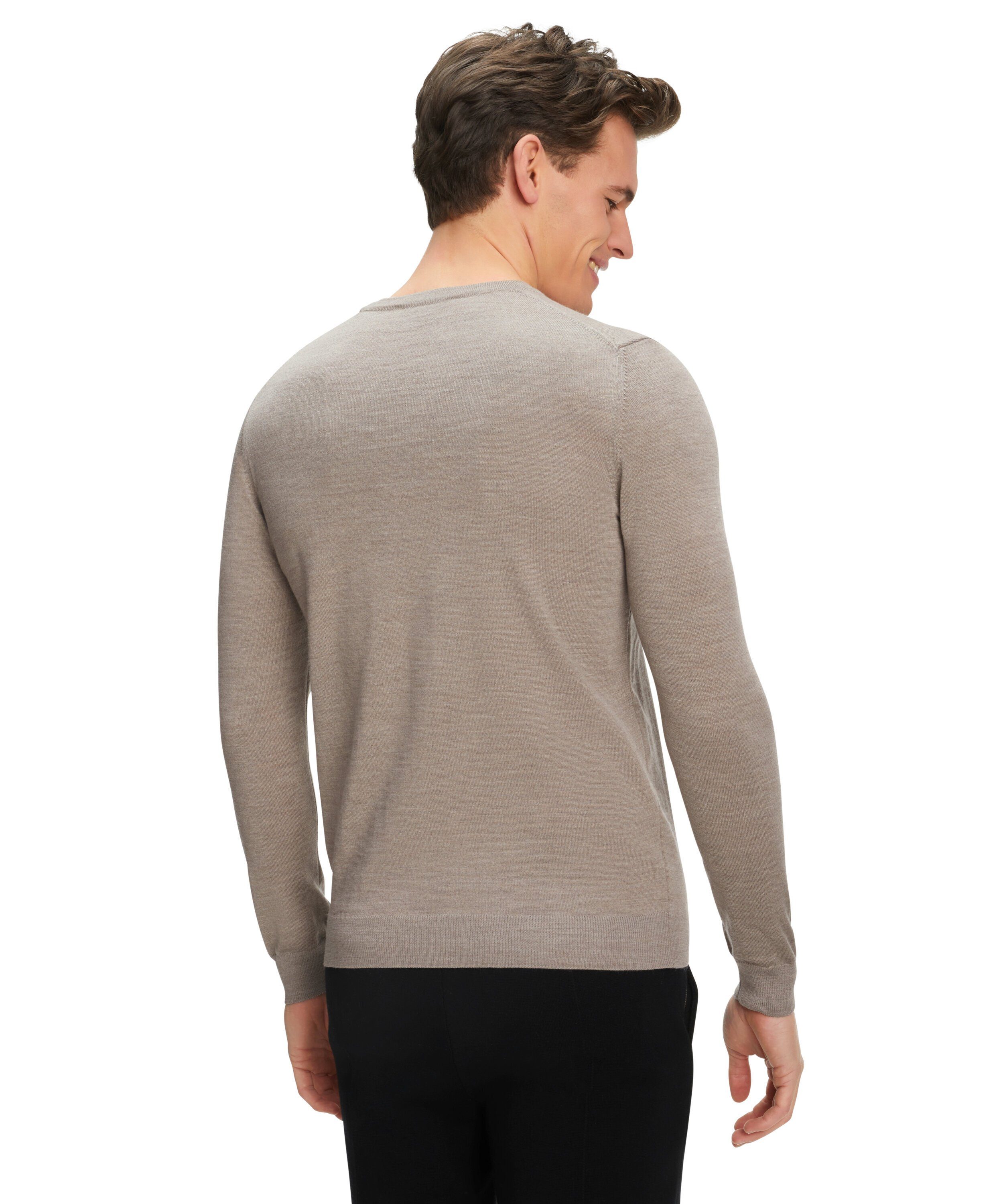 reiner, mel. Merinowolle extrafeiner (1-tlg) capino Strickpullover (4078) FALKE aus