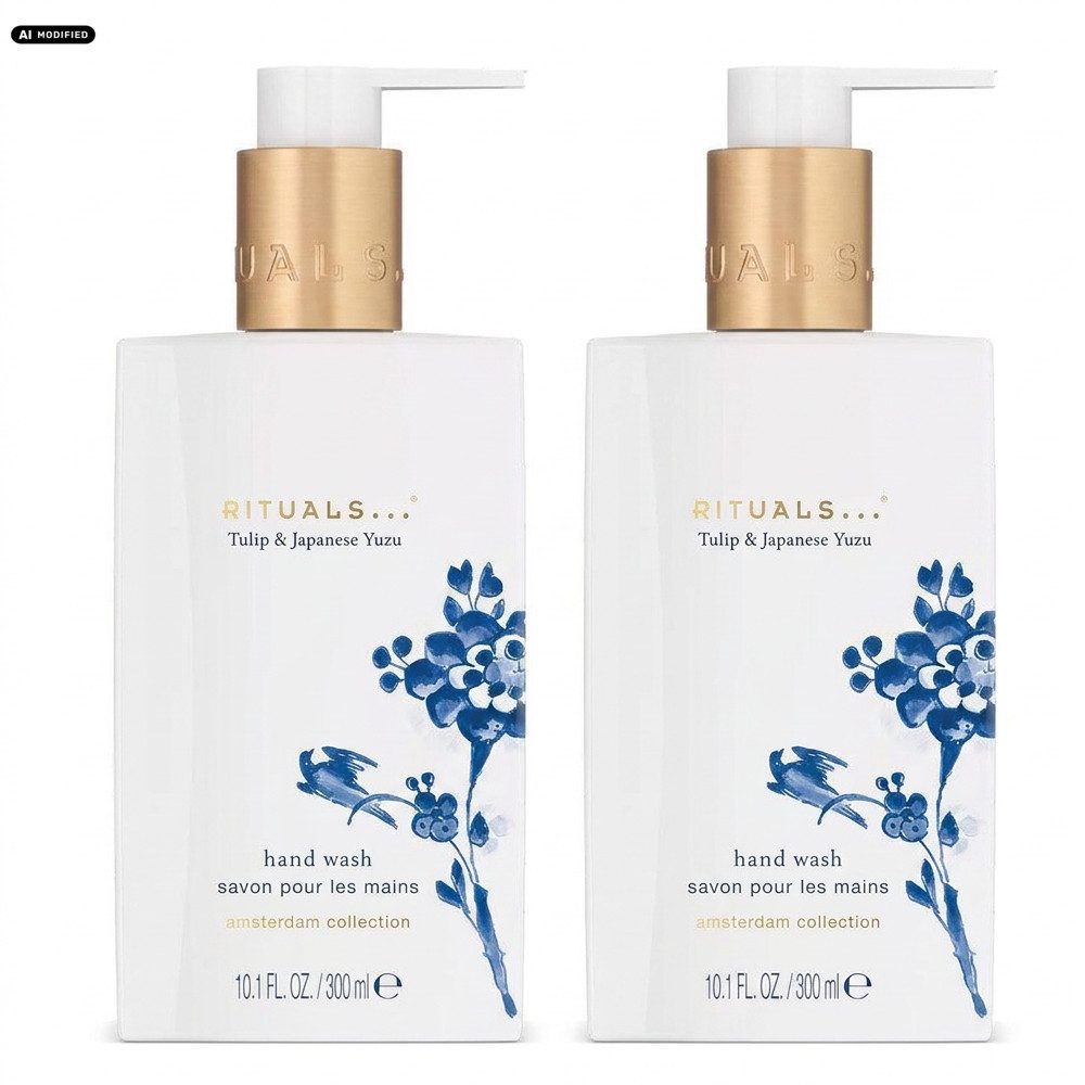 Rituals Flüssigseife Rituals Amsterdam Collection Handseife 2er Set, Praktisches 2er Set für gepflegte Hände im Vorrat