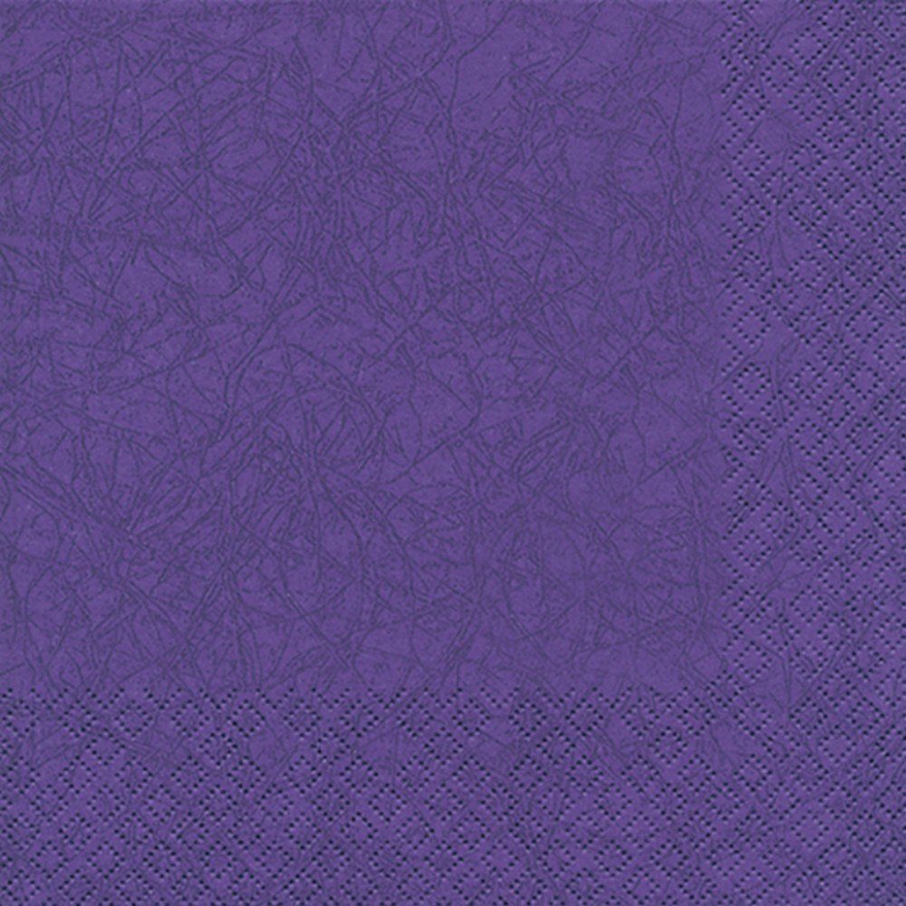 HOME FASHION Papierserviette 20 Servietten Modern Colours lila 33x33cm, (20 St)