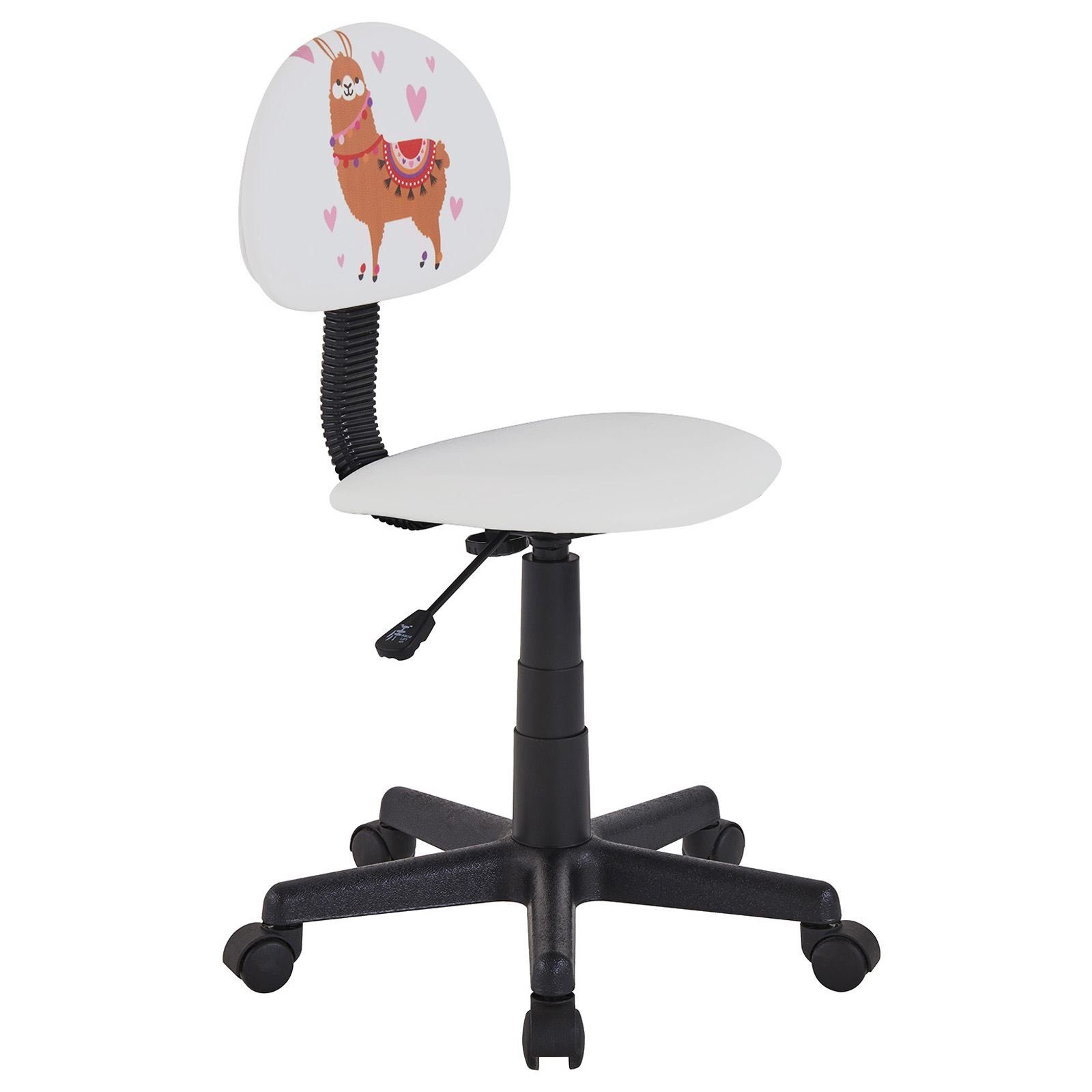 CARO-Möbel Drehstuhl ALPACA, Drehstuhl für Kinder höhenverstellbar mit Kuns günstig online kaufen