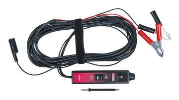KS Tools Spannungsprüfer, Funktionsprüflampe 6-24V DC mit 5 Meter Kabel
