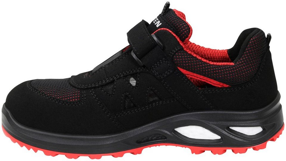 Elten HANNAH XXTL black-red Easy ESD S1P Sicherheitsschuh, Ganzflächige  Einlegesohle ESD PRO Lady Y black