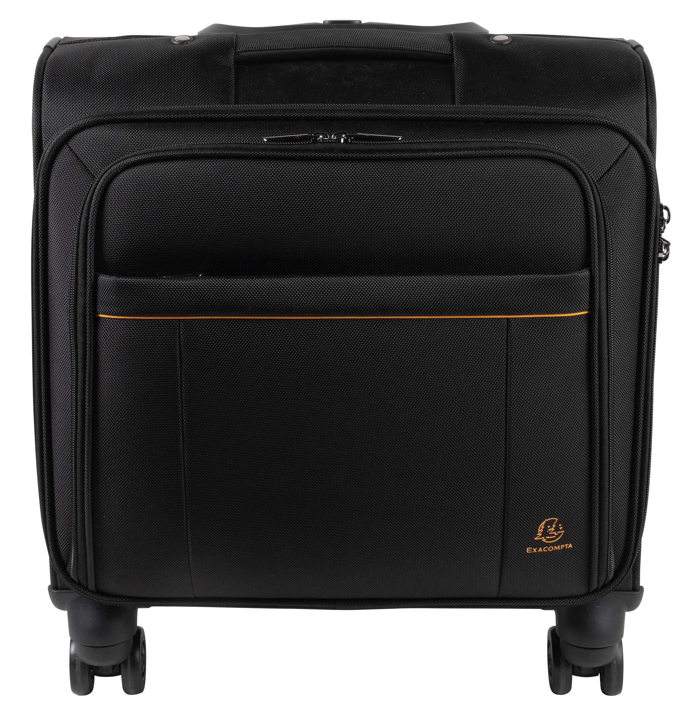 EXACOMPTA Business-Trolley Trolley für Notebooks bis zu 15,6'' Exactive - Schwarz - 18834E, 36,6x27x4