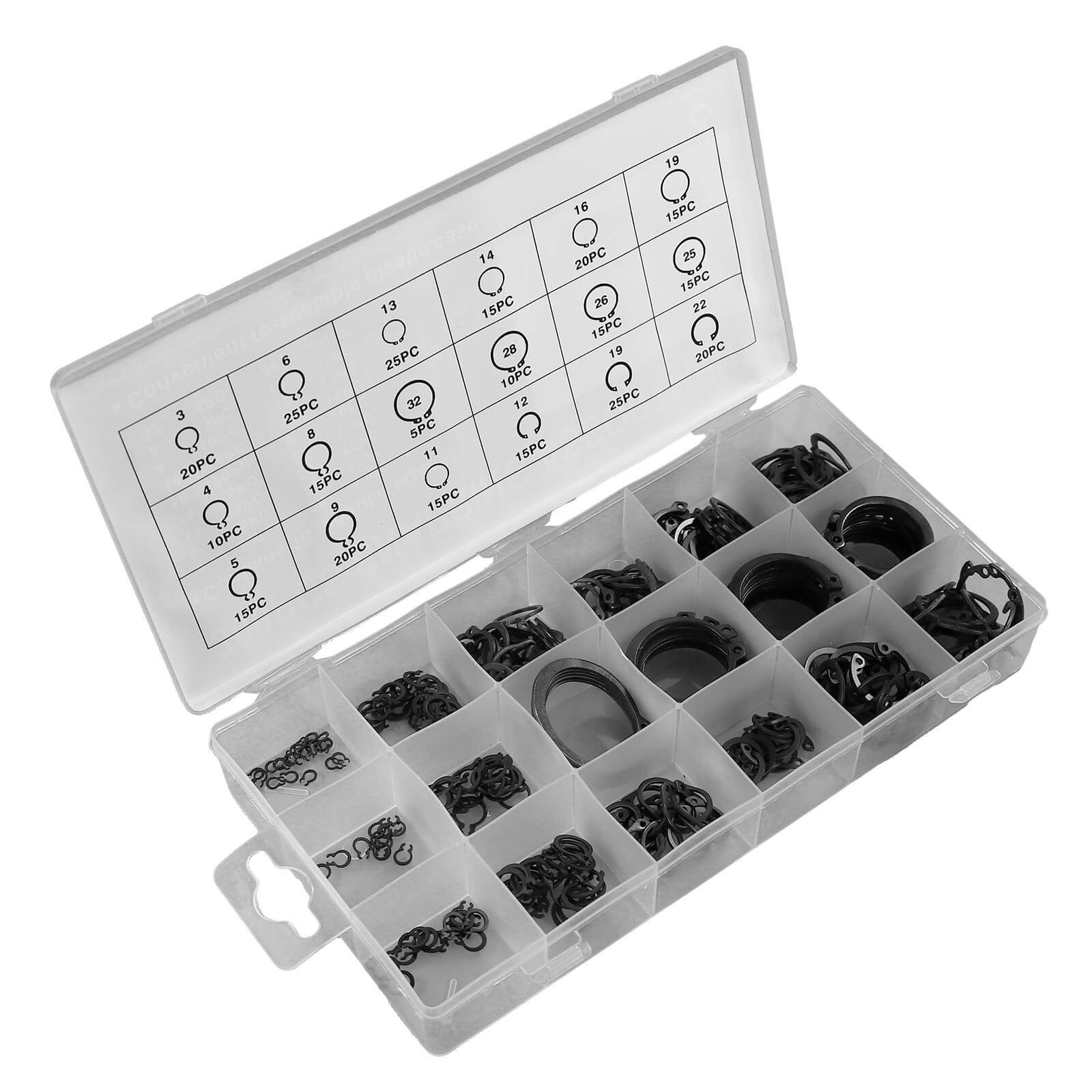 Beast Sicherungsring Seegerring Sicherungsringe Sortiment 300 teilig