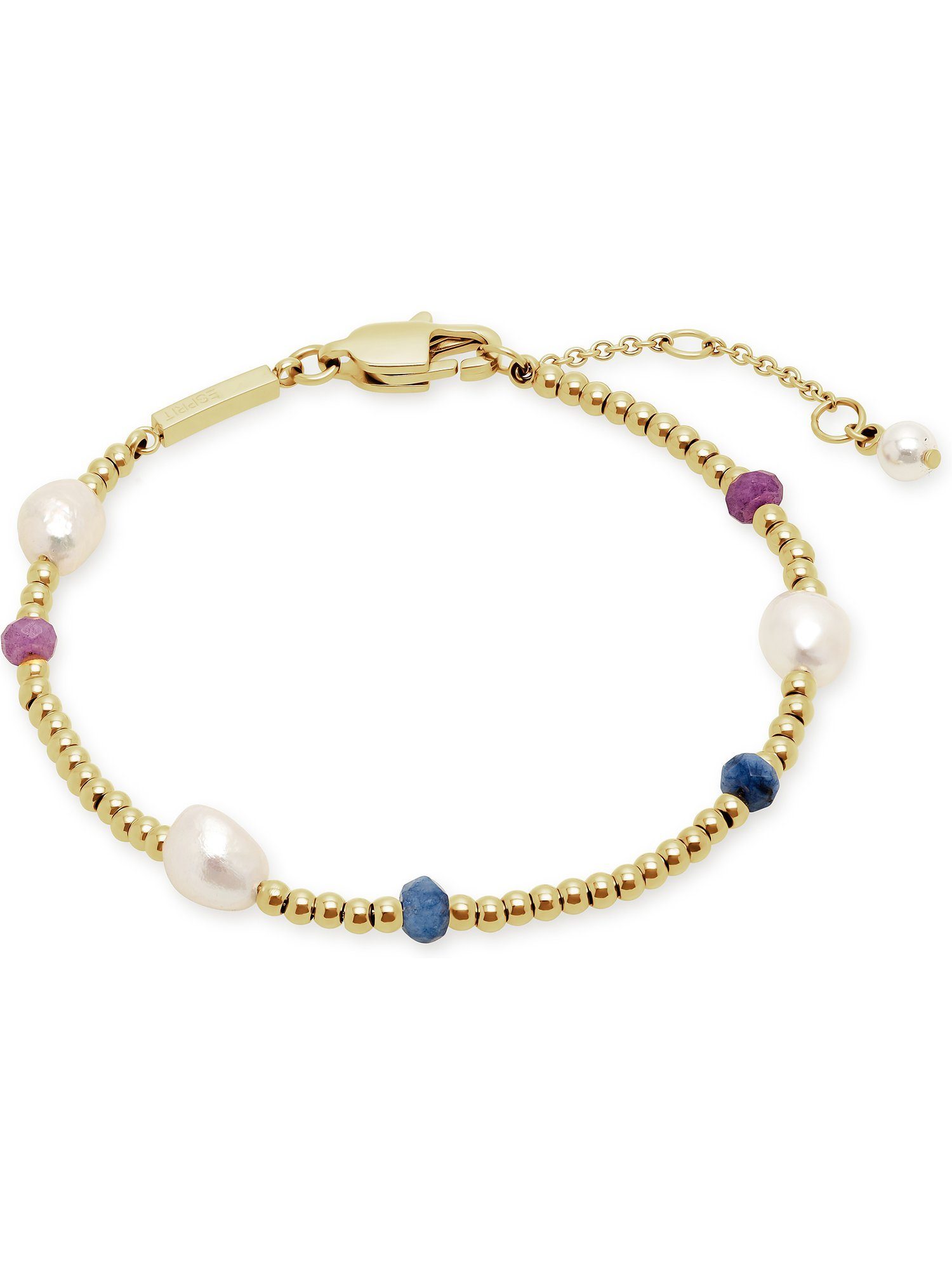 Esprit Edelstahlarmband ESPRIT Damen-Armband Edelstahl, Perle, günstig online kaufen