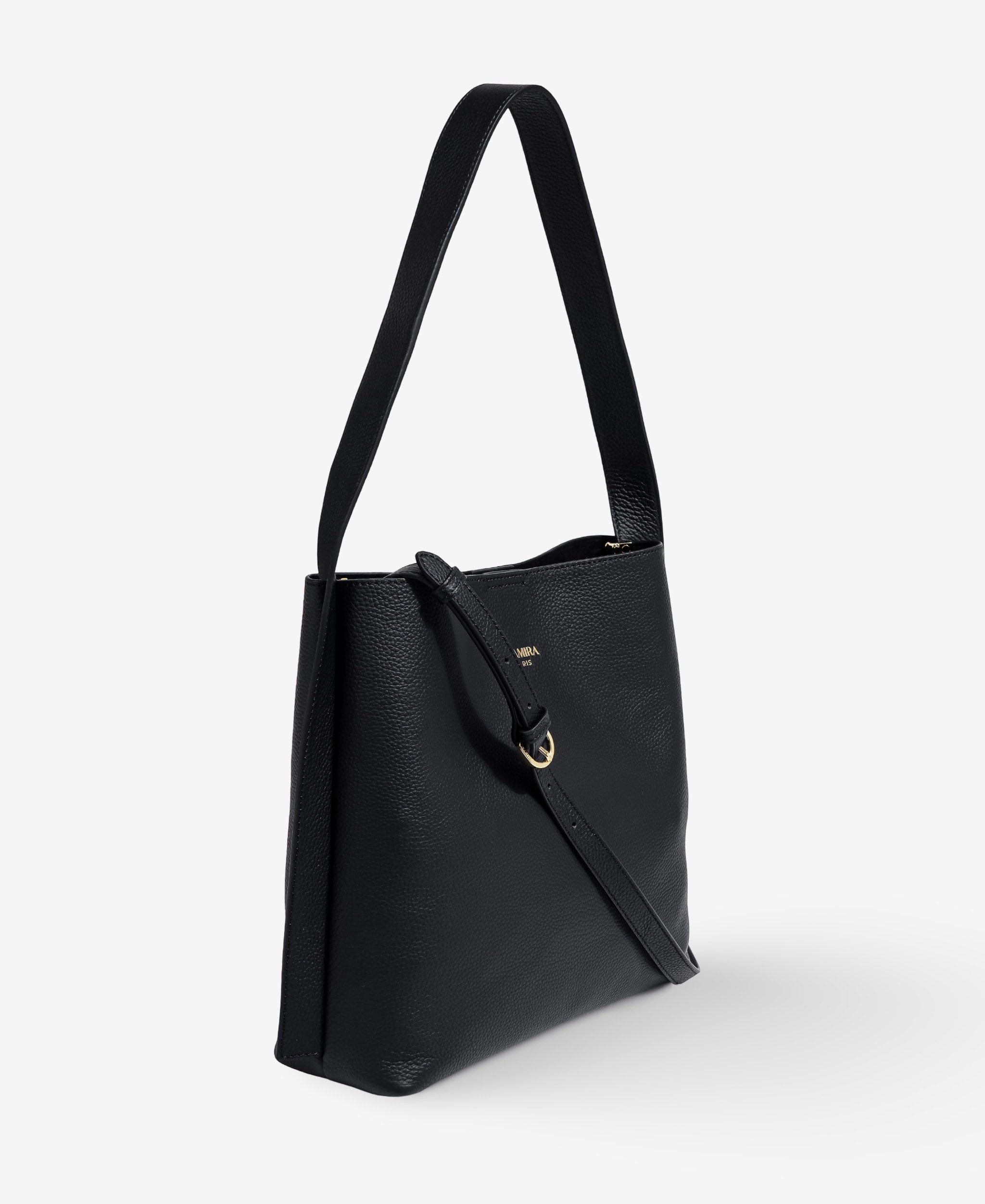 GLAMIRA Shopper UrbanSphere Schwarzer Shopper (1-tlg), echt Leder, mit geräumigem Hauptfach
