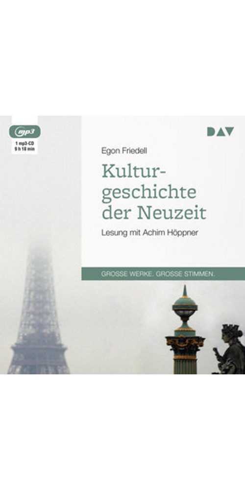Der Audio Verlag Hörbuch Kulturgeschichte der Neuzeit, (1-St)