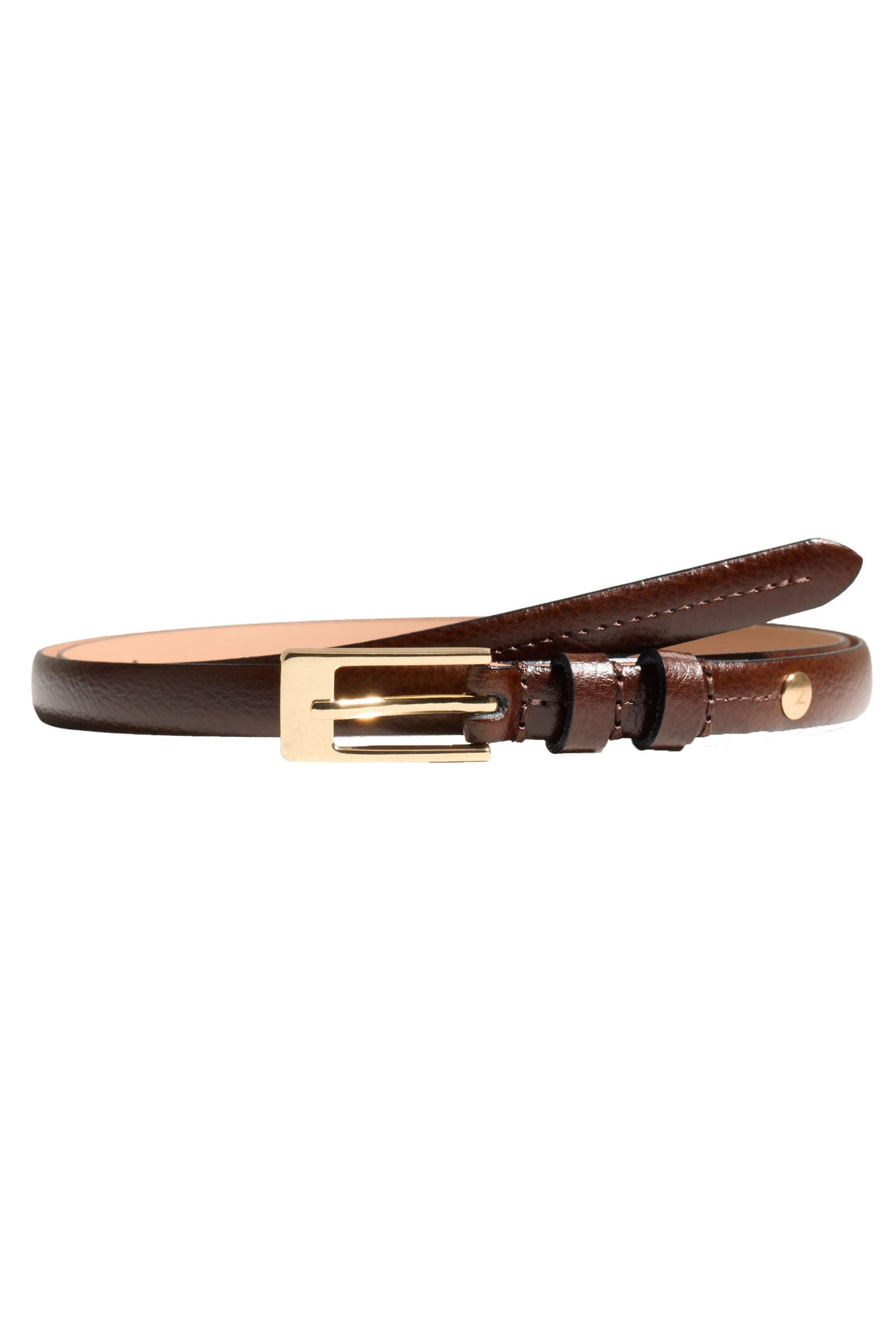 Next Ledergürtel Premium Skinny Ledergürtel, Made in Italy (1-St)