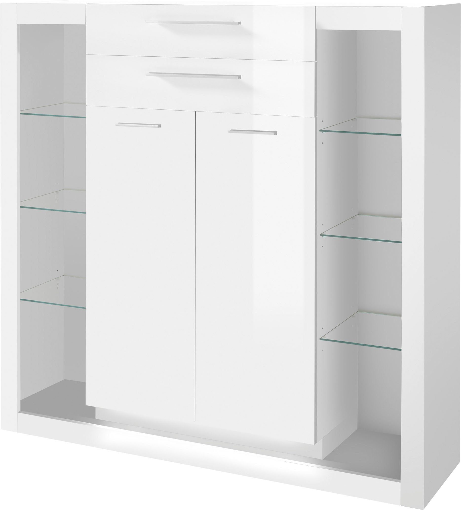 Home affaire Highboard MERAN, Höhe ca. 139 cm