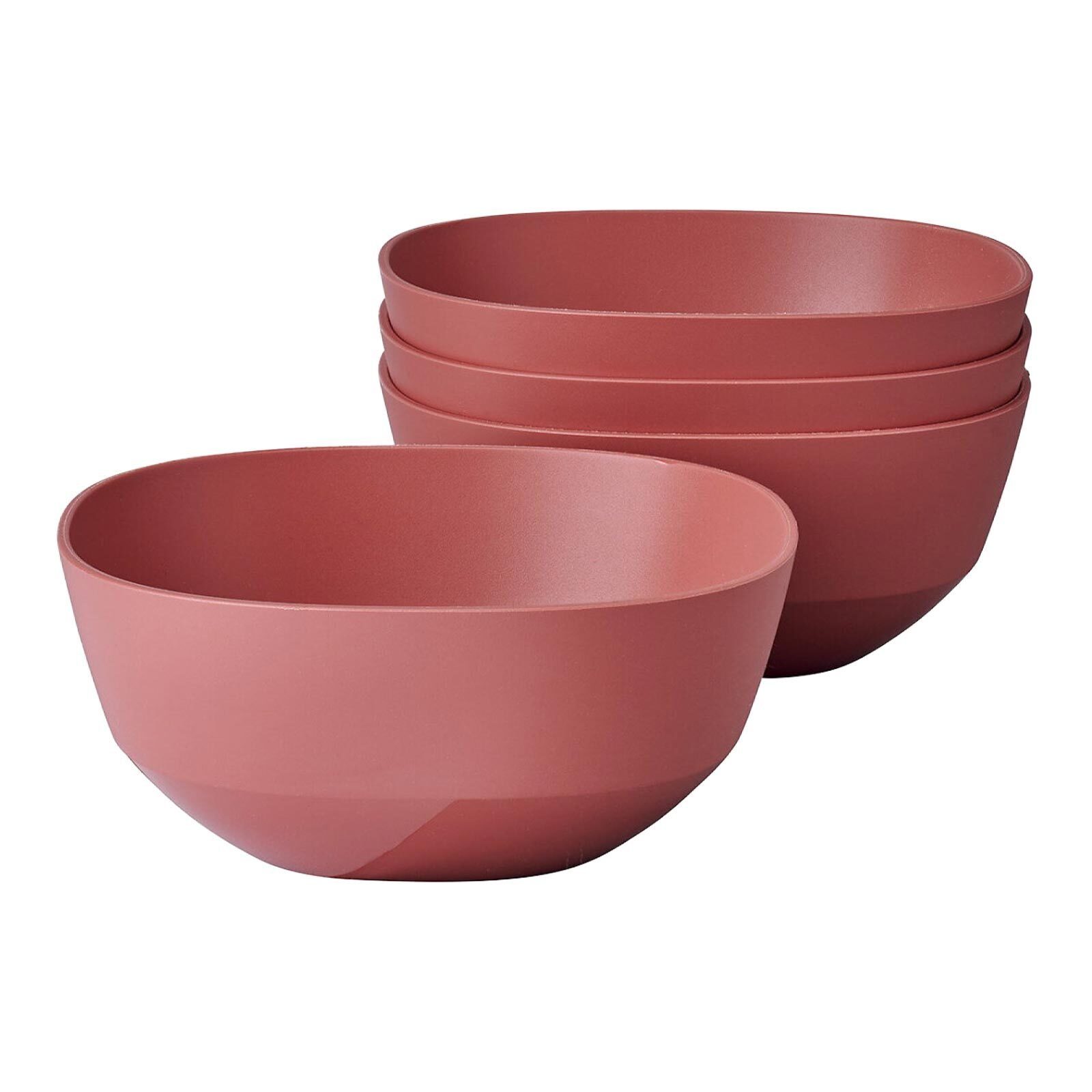 Mepal Schale Silueta Schalen 750 ml 4er Set, Kunststoff, (4x Schale, 4-tlg)