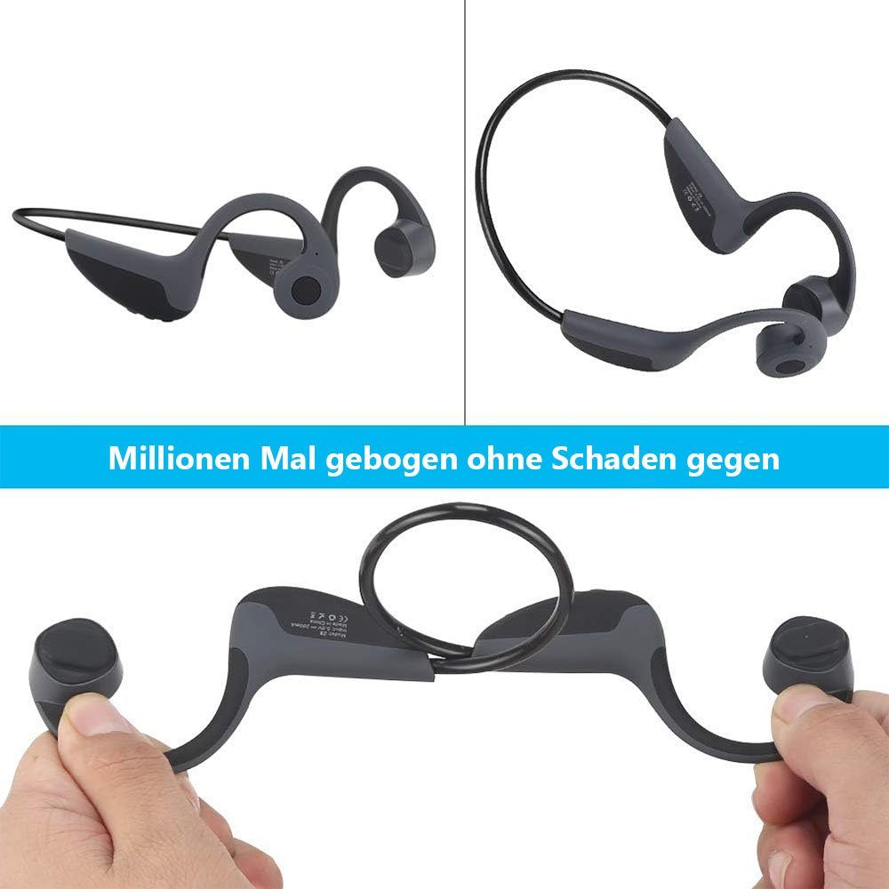 Mikrofon mit Bluetooth-Kopfhörer Bluetooth-Knochenleitungs-Headset MOUTEN