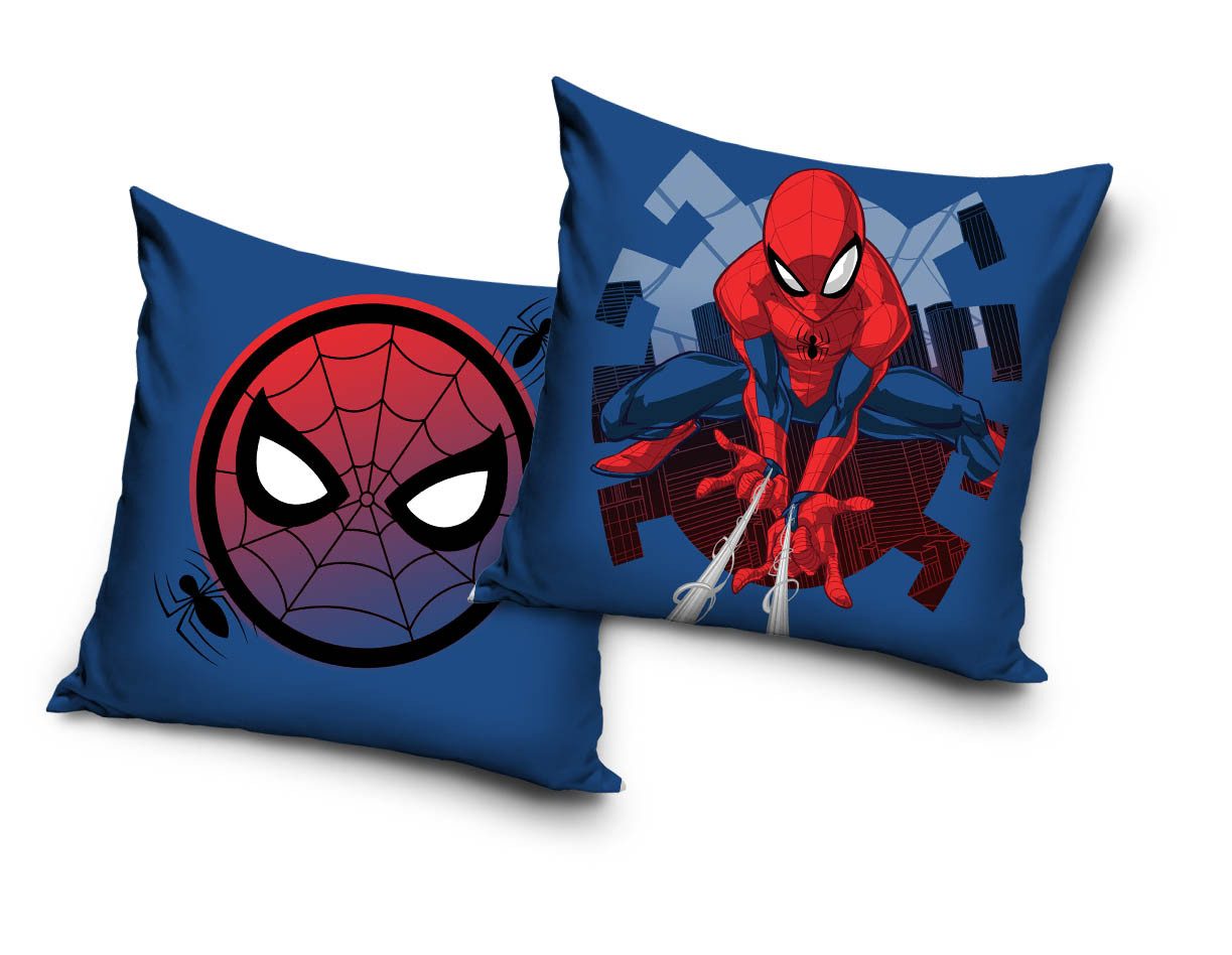 MARVEL Dekokissen Spiderman Velour Kissen Dekokissen 40 x 40 cm