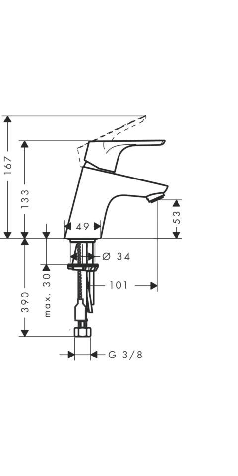 hansgrohe Waschtischarmatur günstig online kaufen