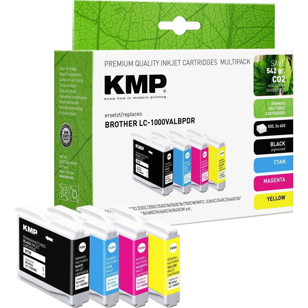 KMP TintenkartuscheBlack, Yellow 1035,4005 Tintenpatrone