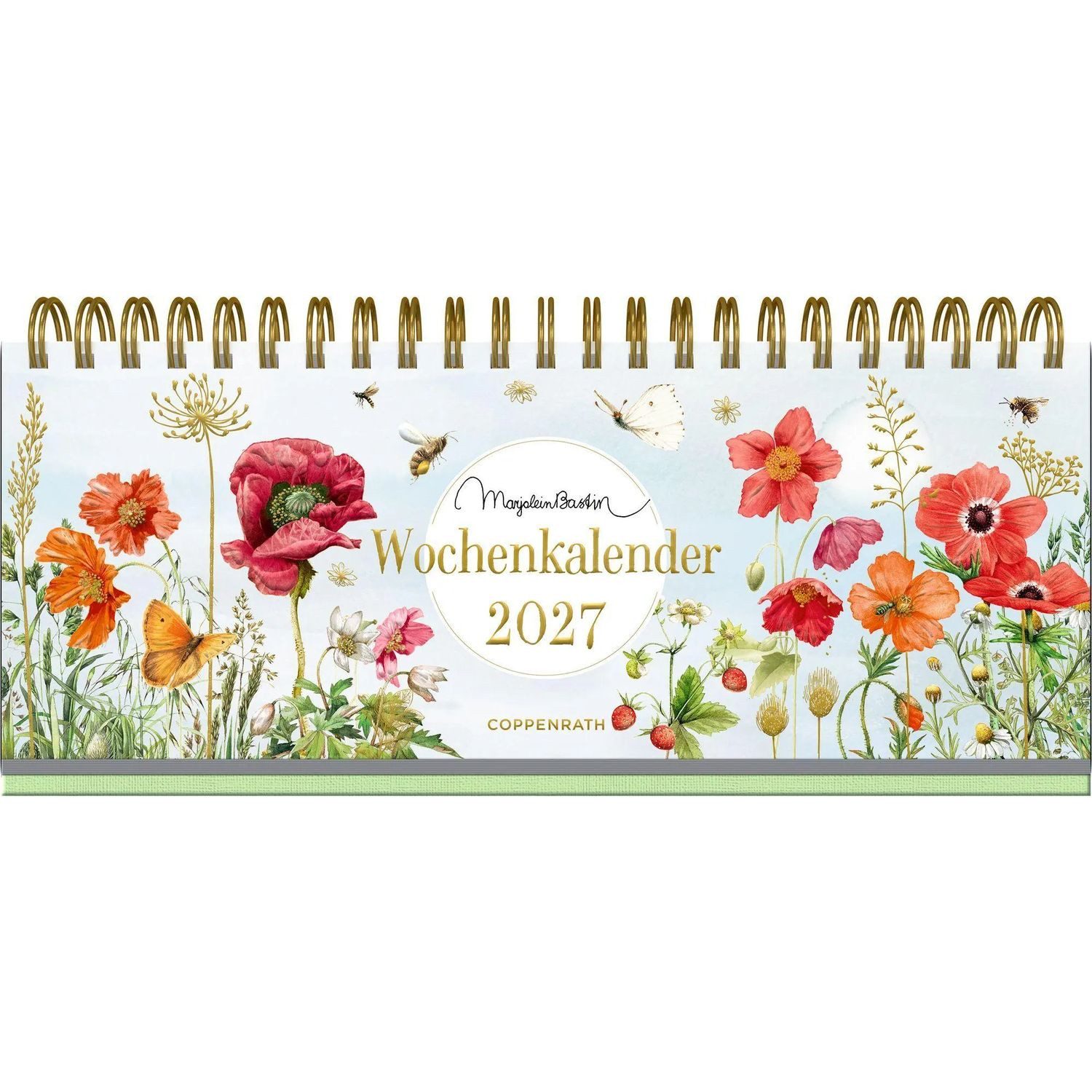 Coppenrath Geburtstagskalender Wochenkalender 2027 - rot