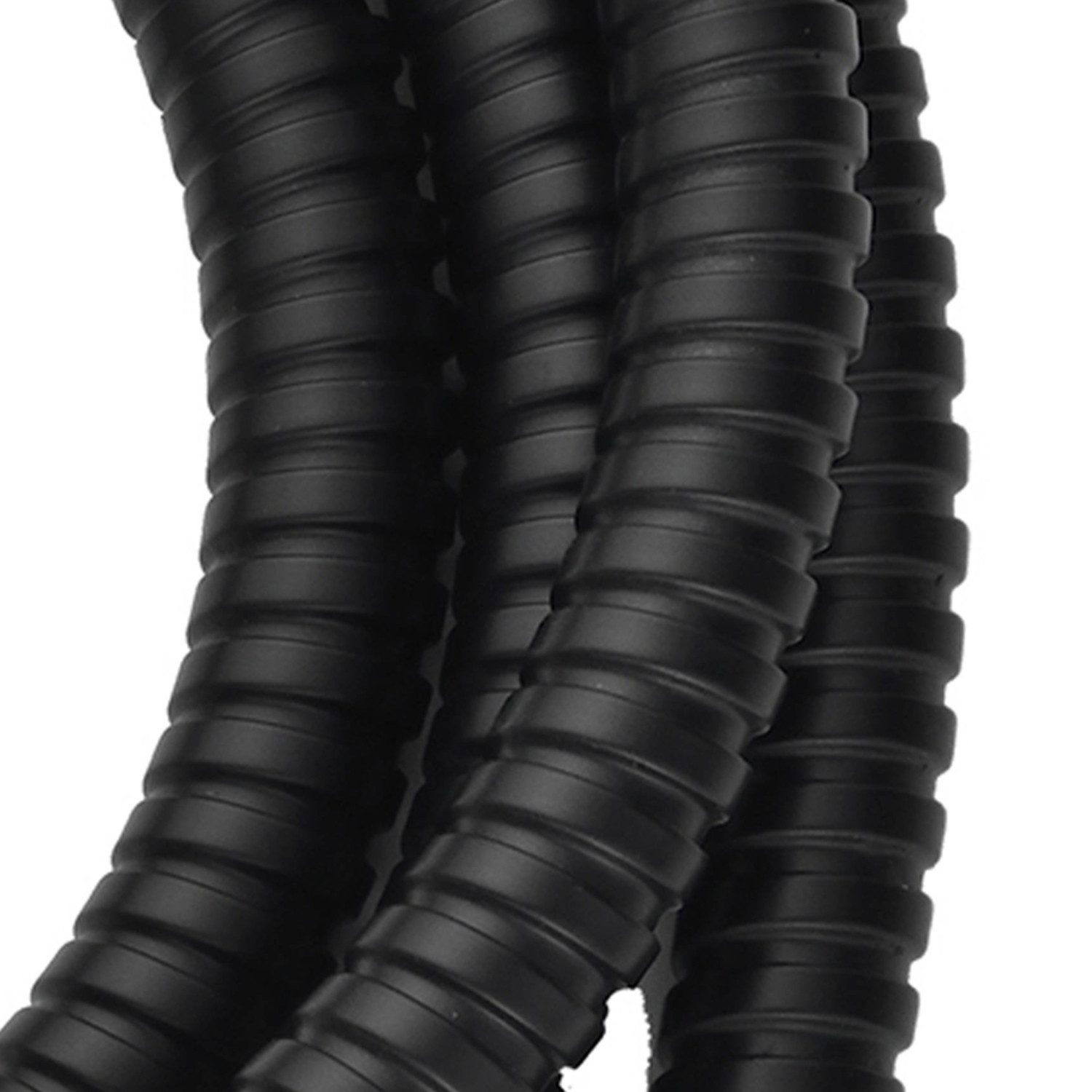 Sanixa Brauseschlauch Qualitäts Duschschlauch Edelstahl schwarz 200 cm, (Verdrehschutz, 1 St., Wasserspareinsatz herausnehmbar), für Handbrause Duschbrause Standart Anschluss