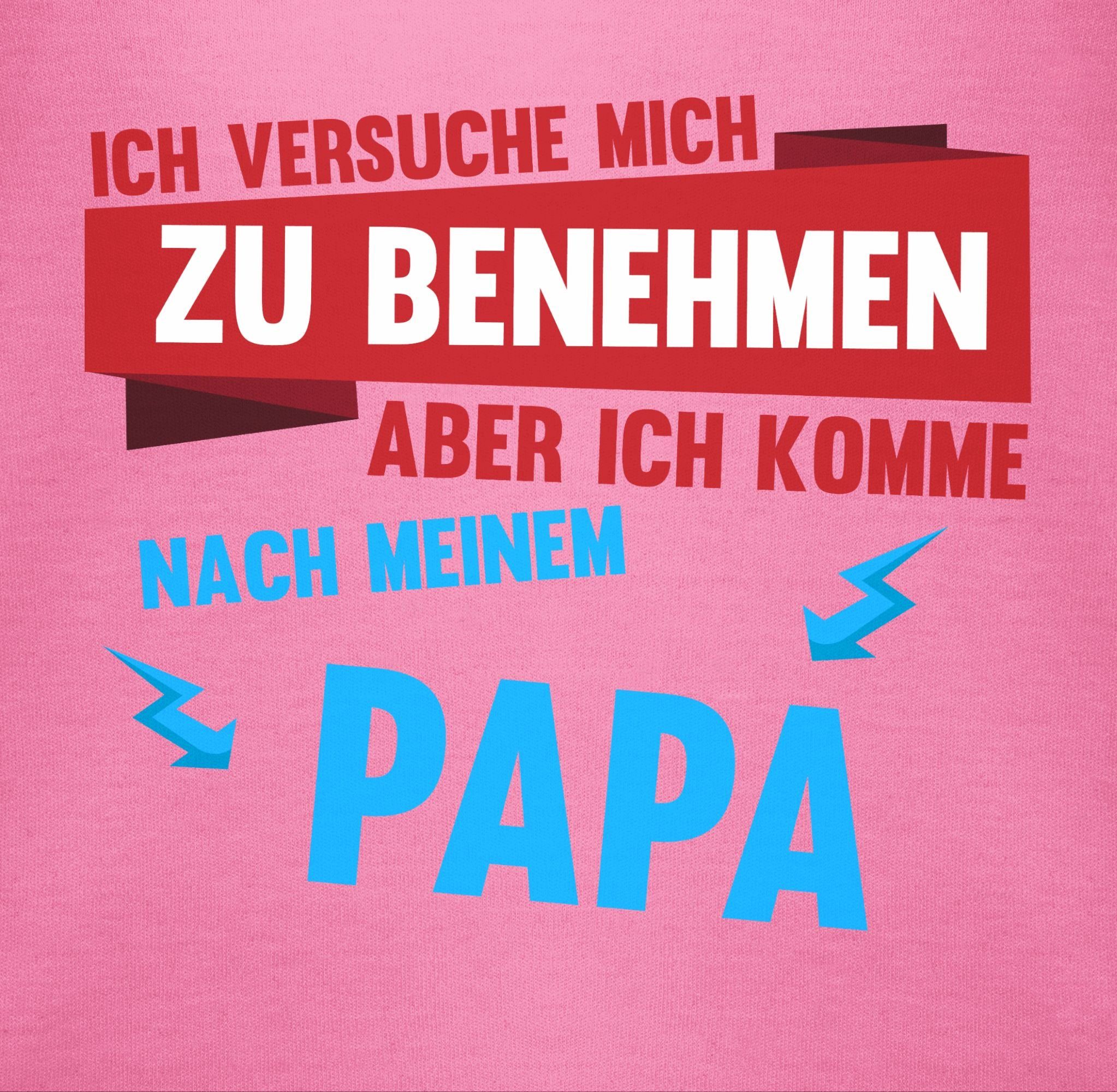 benehmen 2 zu Baby Sprüche Pink nach Blitze Ich Shirtracer ich mich Papa Shirtbody aber meinem versuche komme