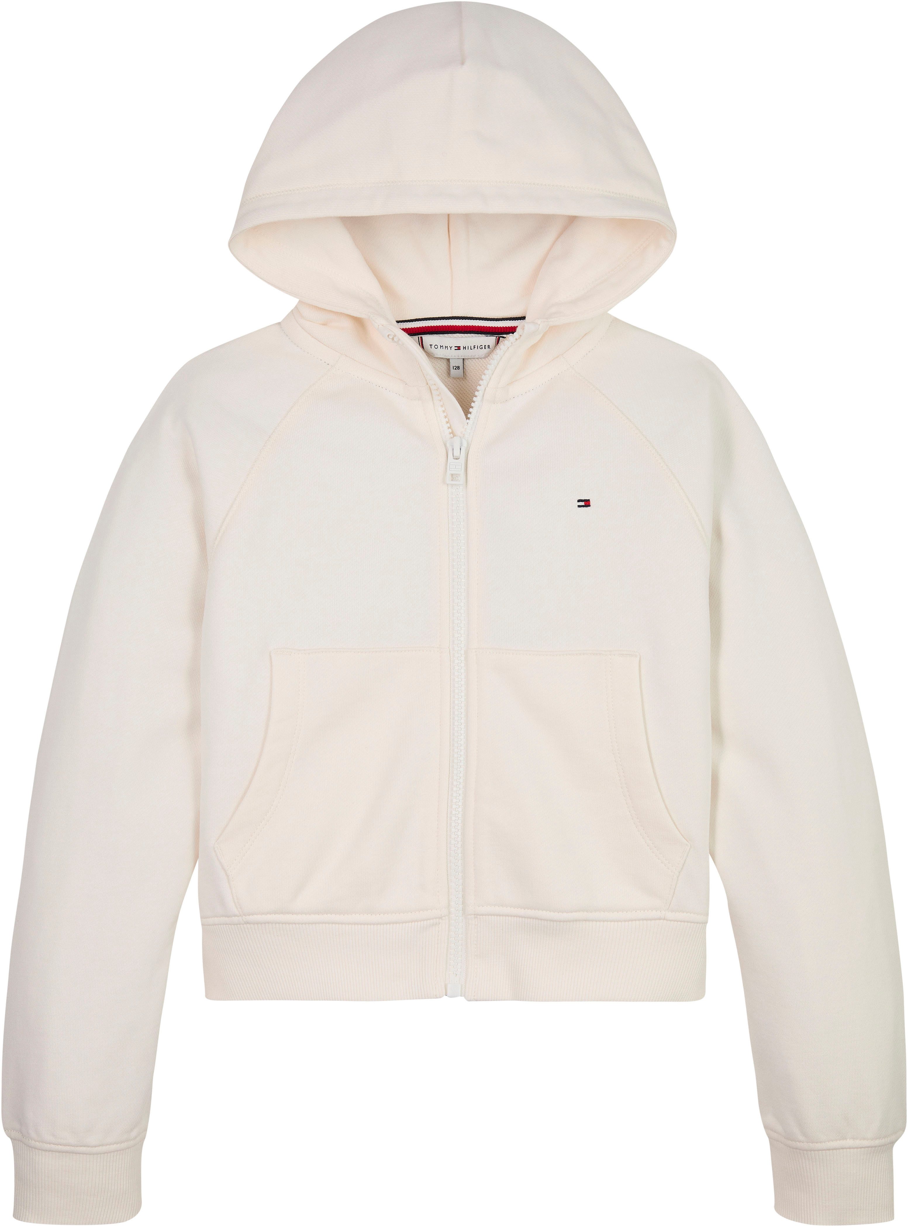 Tommy Hilfiger Sweatjacke VARSITY EMBROIDERED ZIP UP Kinder bis 16 Jahre mit Logostickerei