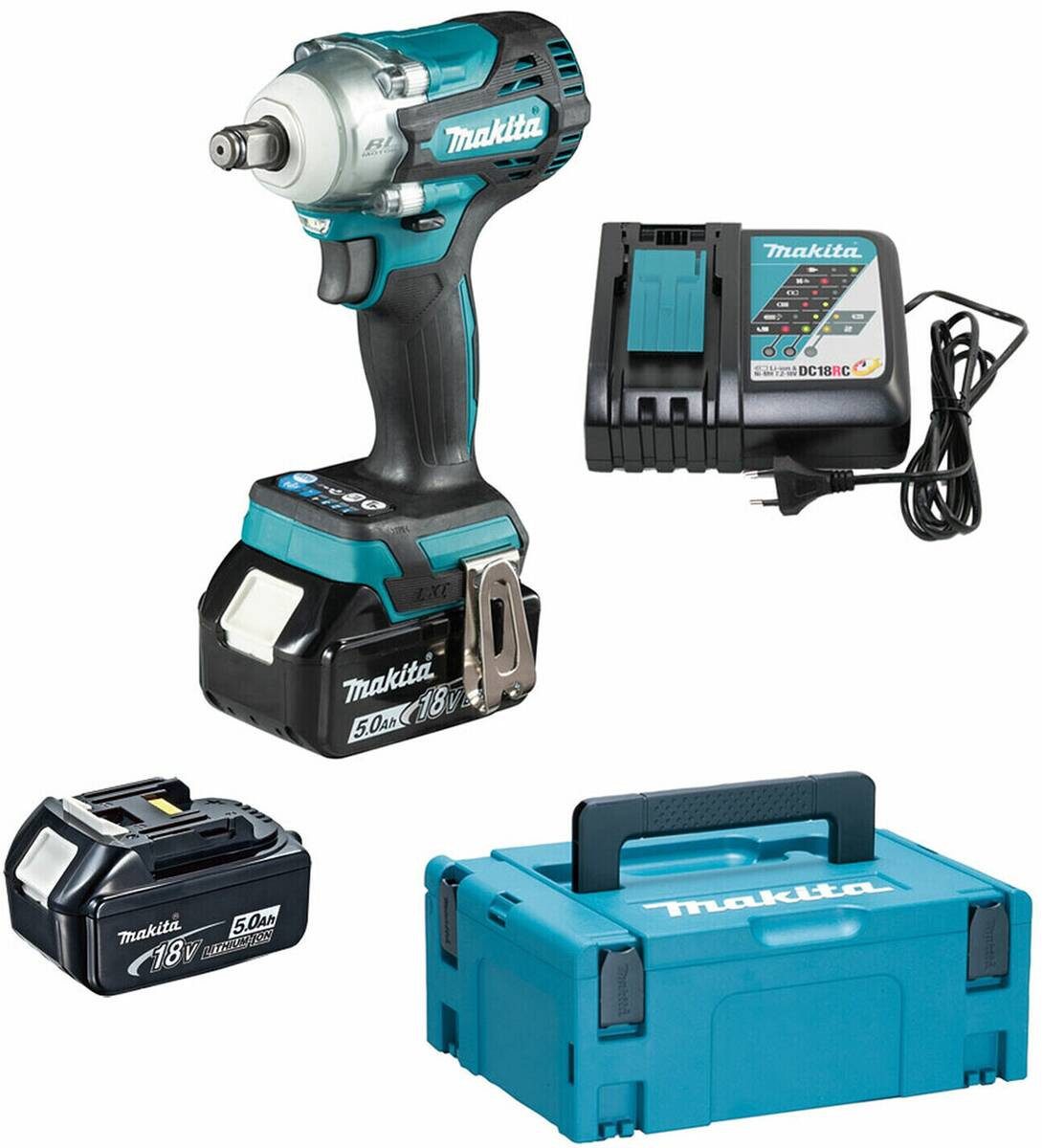 Makita Akku-Schlagschrauber DTW300RTJ, 3200 U/min, (Komplett-Set, günstig online kaufen