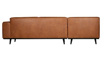 BePureHome Ecksofa Ecksofa Statement Links - Leder Cognac, freistellbar