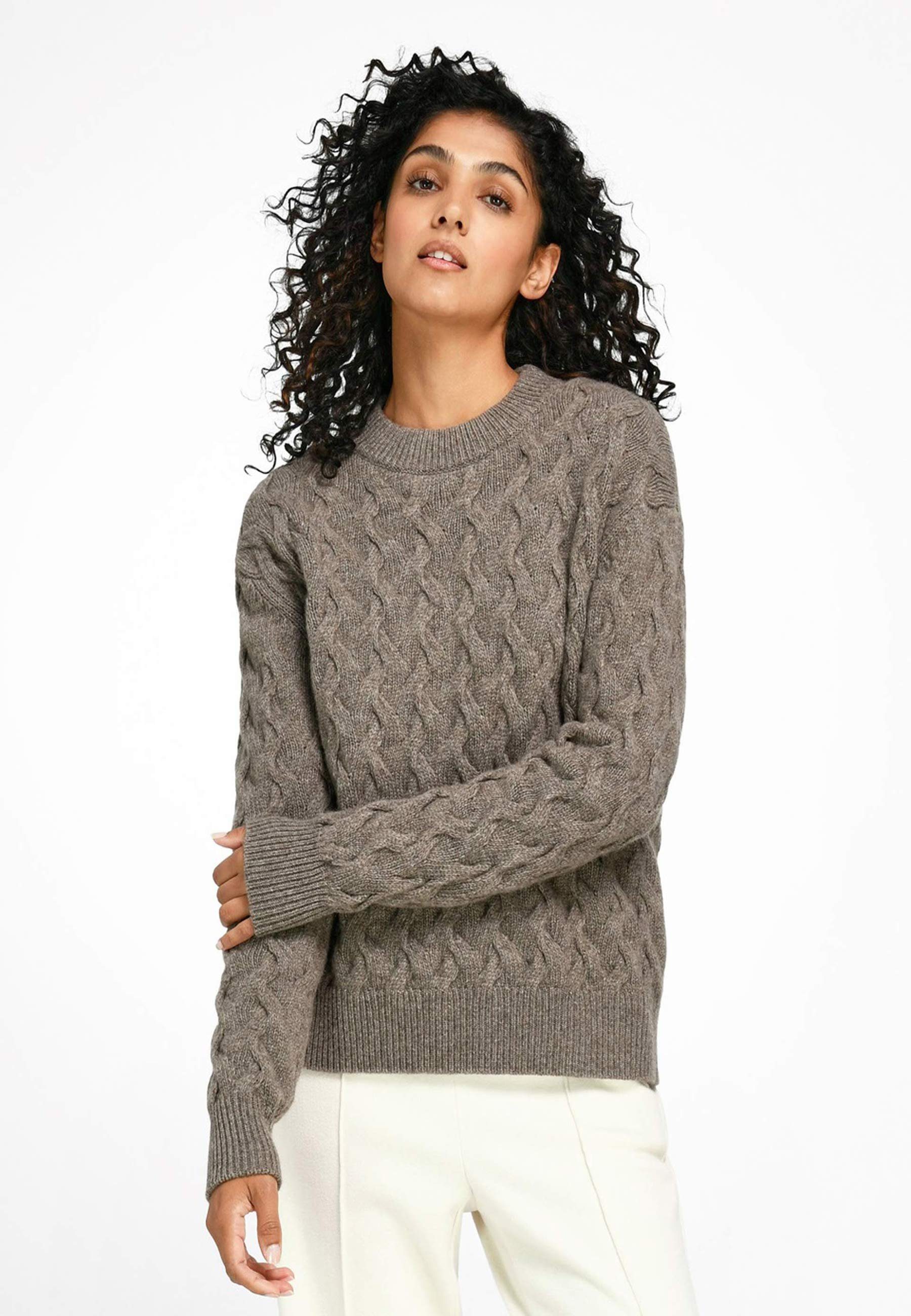 Peter Hahn Strickpullover New Wool mit klassischem Design