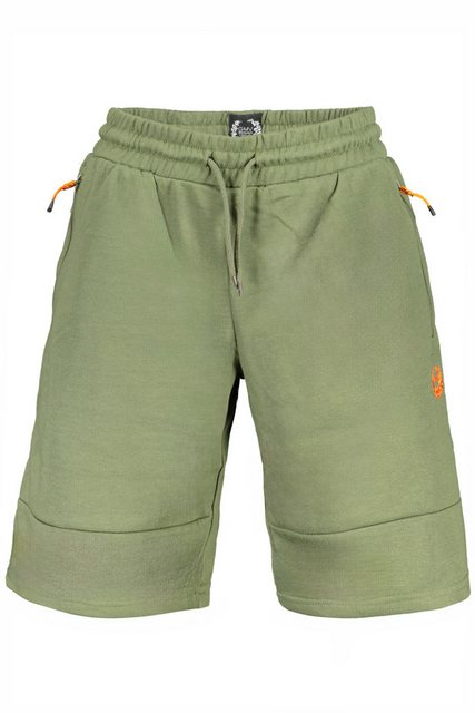 GIAN MARCO VENTURI 5-Pocket-Hose Grüne Herren-Shorts mit Reißverschlusstasc günstig online kaufen