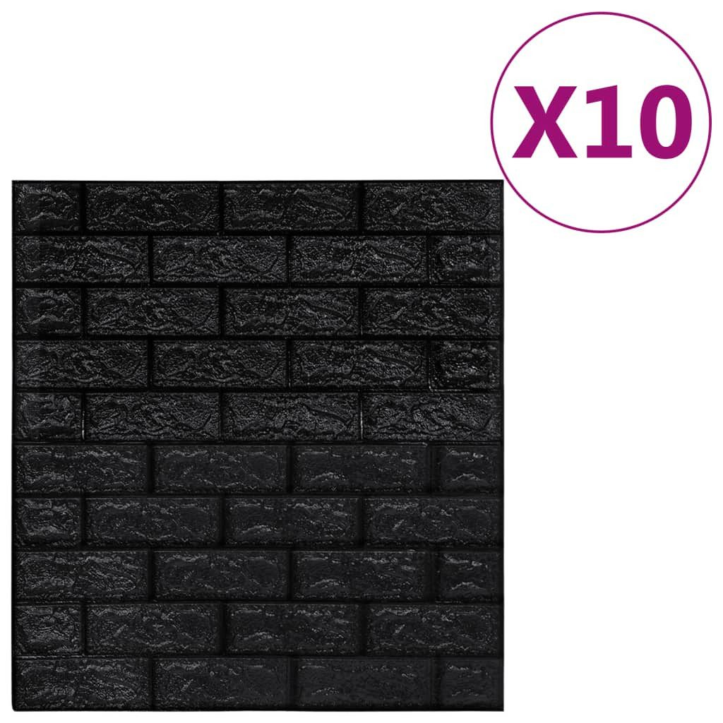 vidaXL Fototapete 3D Tapete Ziegelstein Selbstklebend günstig online kaufen