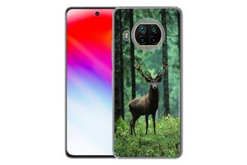 MuchoWow Handyhülle Hirsche - Wald - Bäume - Tiere - Natur, Phone Case, Handyhülle Xiaomi Mi 10T Lite, Silikon, Schutzhülle