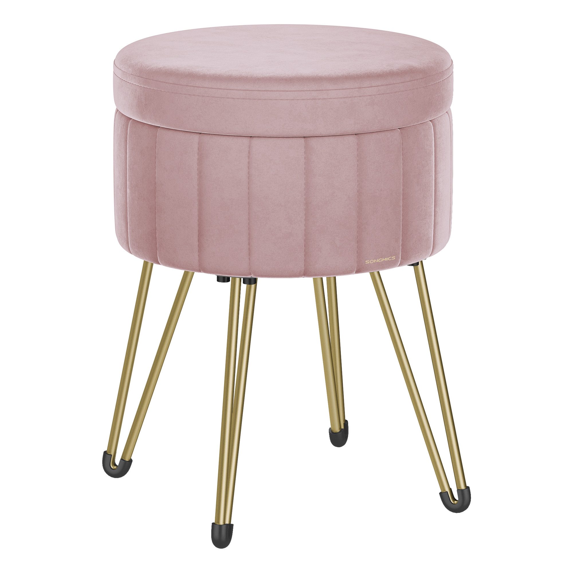 SONGMICS Sitzhocker Hocker (Schminktischhocker, Samt Schminkhocker), günstig online kaufen