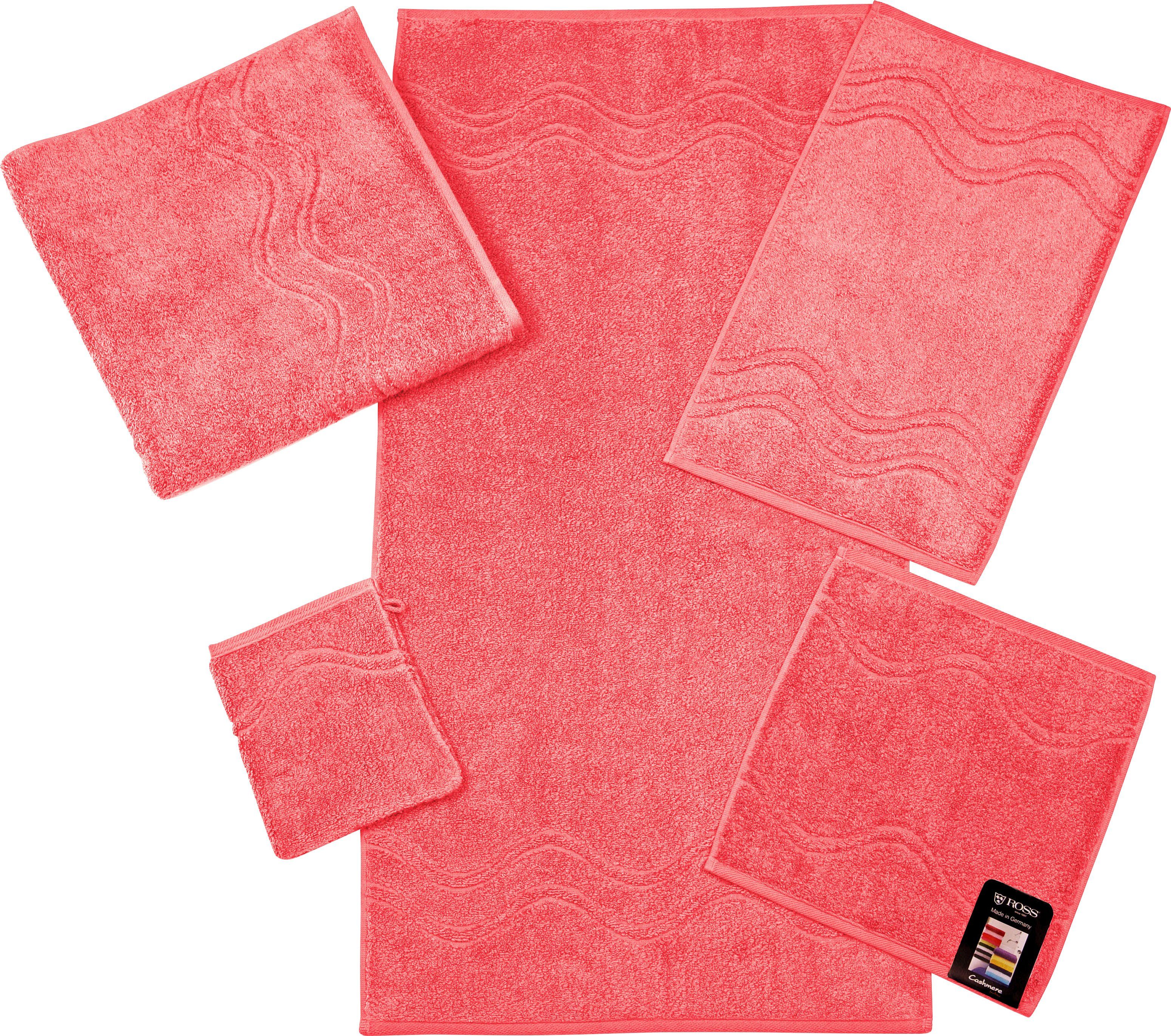 ROSS Gästehandtuch Cashmere feeling, Frottier (6-St), günstig online kaufen
