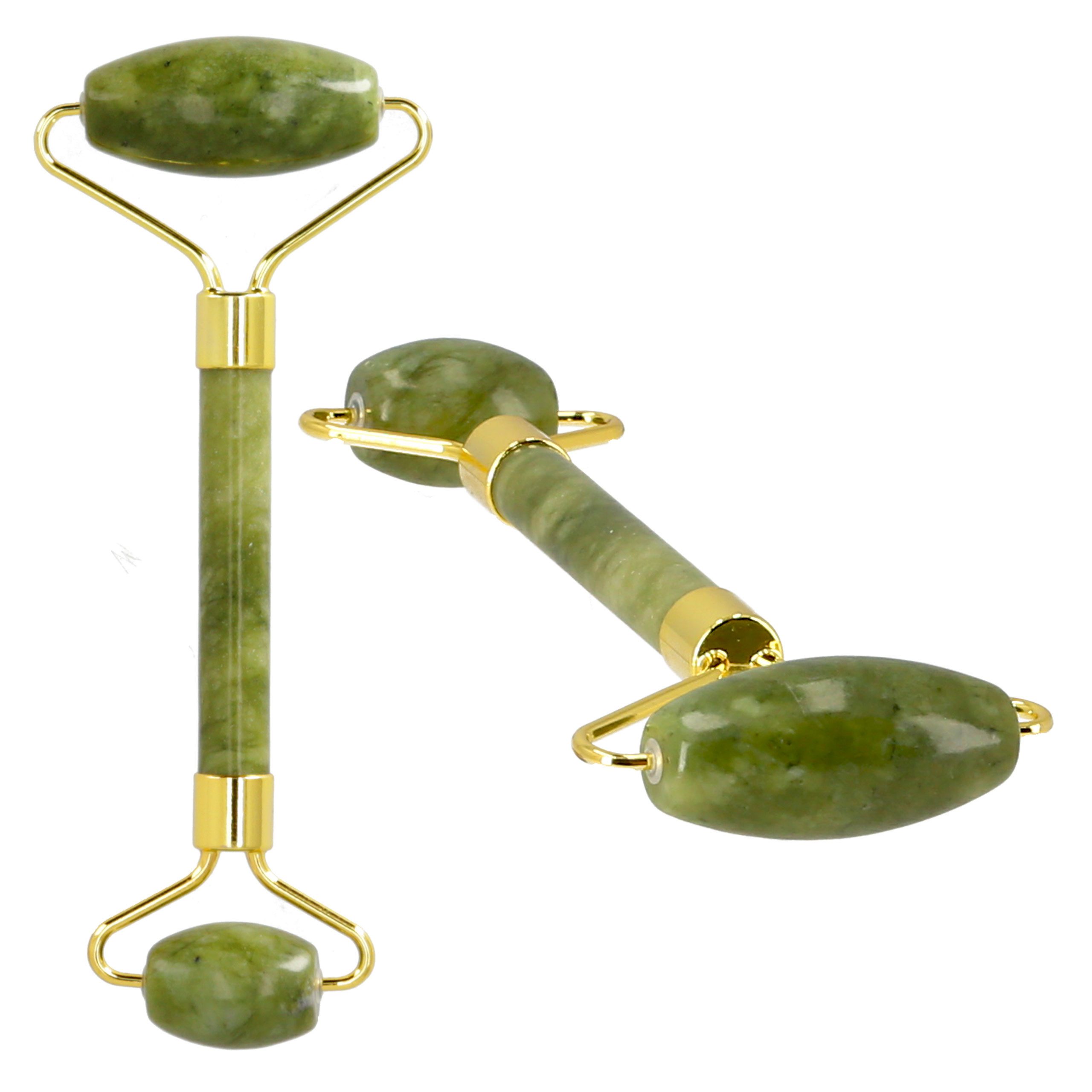 Lantelme Massagestein Jade Gesichtsmassage Anti-Aging Jadestein Gesicht Körper Hautpflege, 1-tlg., Auswahl Gua Sha Stein Stab Roller Kamm oder als Set