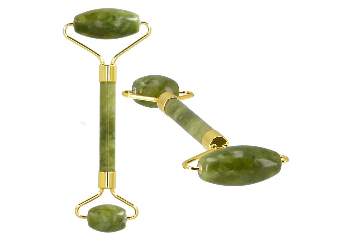 Lantelme Massagestein Jade Gesichtsmassage Anti-Aging Jadestein Gesicht Körper Hautpflege, 1-tlg., Auswahl Gua Sha Stein Stab Roller Kamm oder als Set