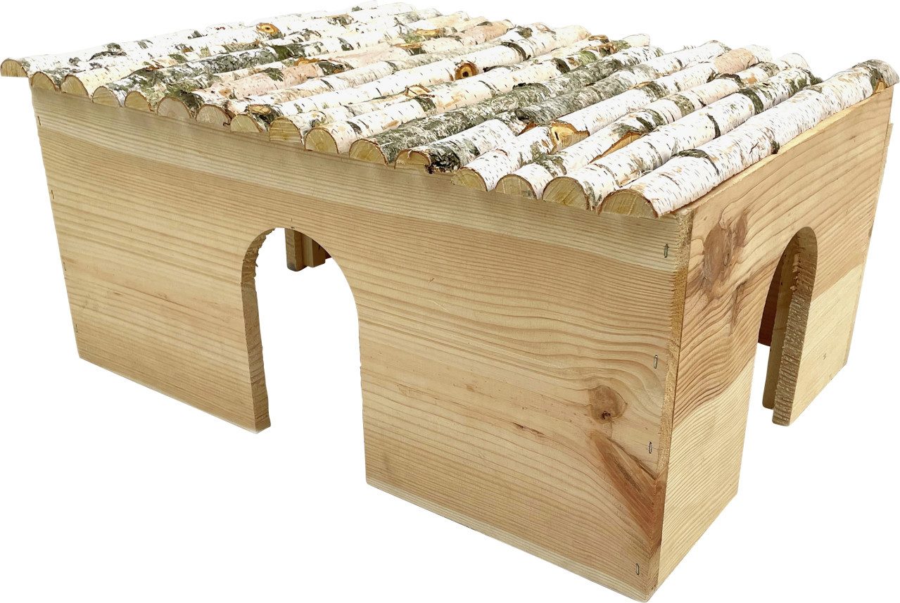 Ollesch Nagerhaus Ollesch Nagerhaus Hagar Holz 60 x 40 x 27 cm natur von Ollesch