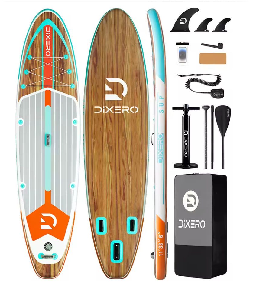 COIL SUP-Board Aufblasbares SUP Board Set – Stand Up Komplettset, (Set, mit Paddel, mit Pumpe), wasserdichte Handytasche, Stabil, Leicht, Zubehör