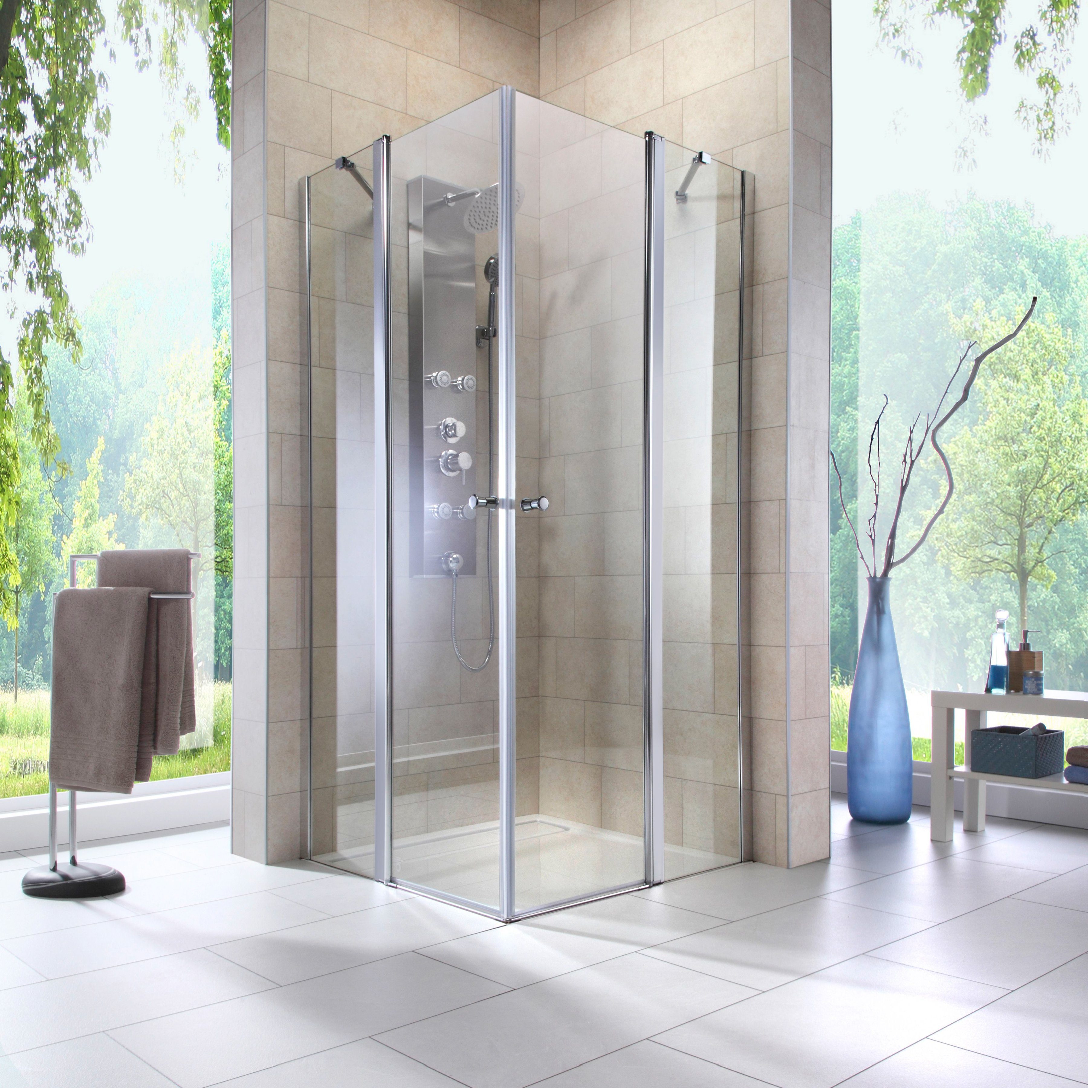 welltime Eckdusche Florenz 4.2, BxT: 90x90 günstig online kaufen