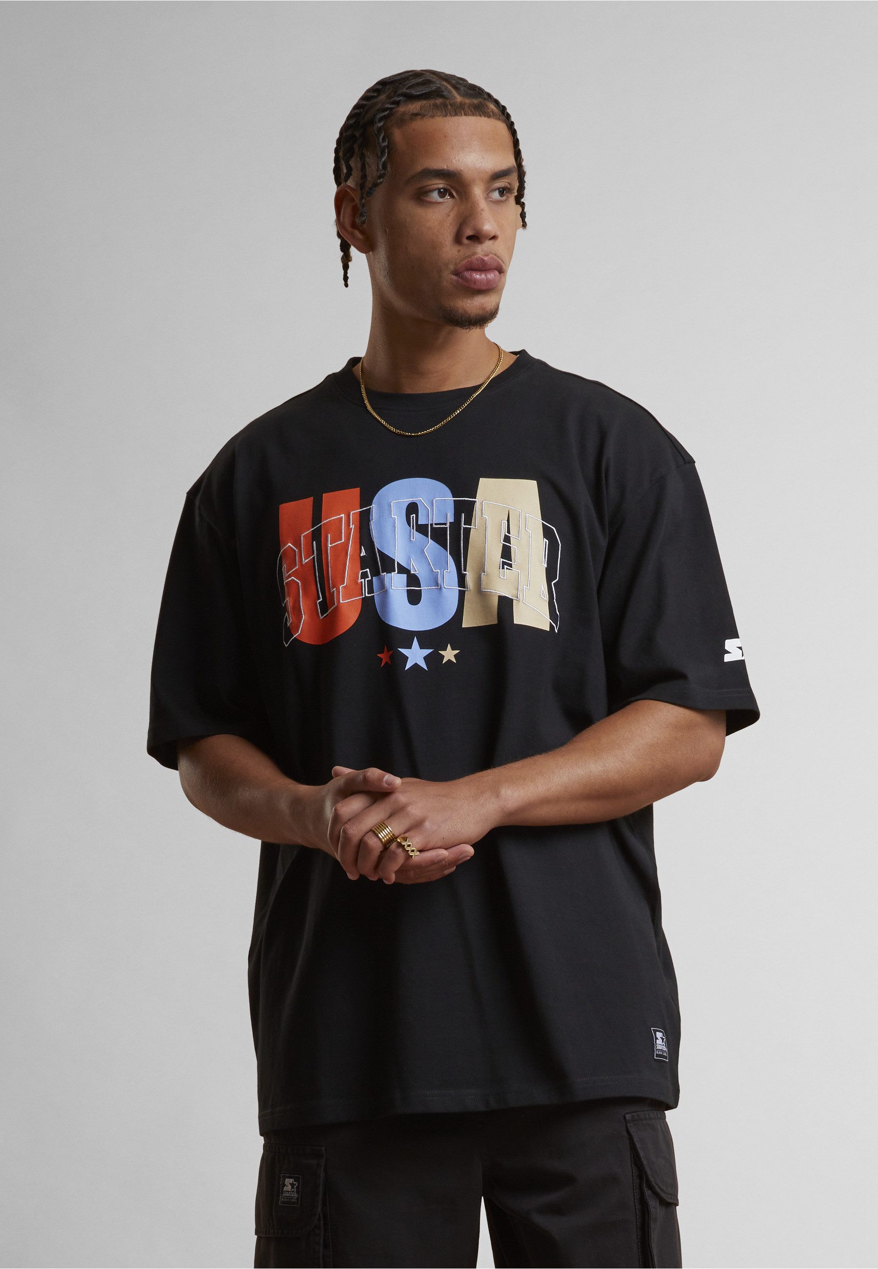 Starter Black Label T-Shirt Starter Black Label Starter USA Oversized Tee (1-tlg)