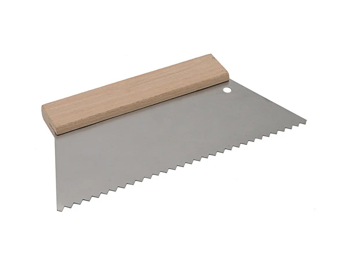 HEKA Kleberspachtel Kleberspachtel 250 mm Zahnung S8 Fliesenwerkzeug (1-St) Zahnung Maß B 7.50 mm