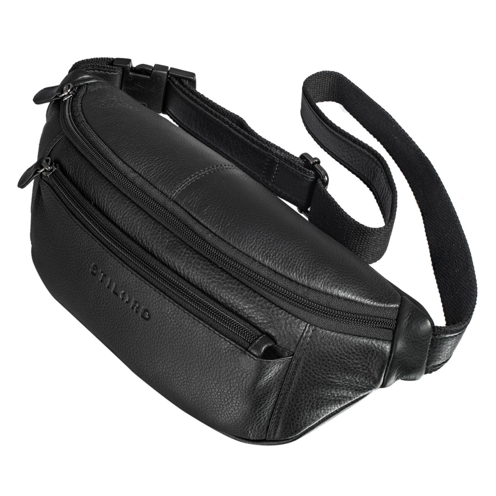 STILORD Bauchtasche "Bryce" Bauchtasche Leder Gürteltasche Vintage