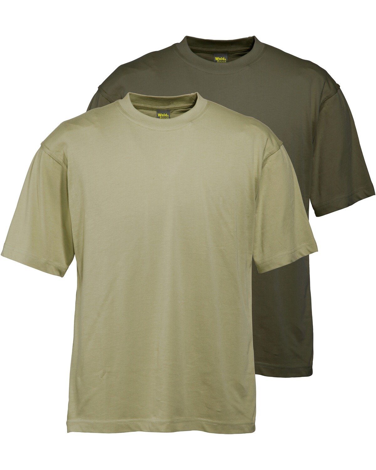 + T-Shirt Forst 2er-Pack Schilf Oliv Wald & T-Shirts